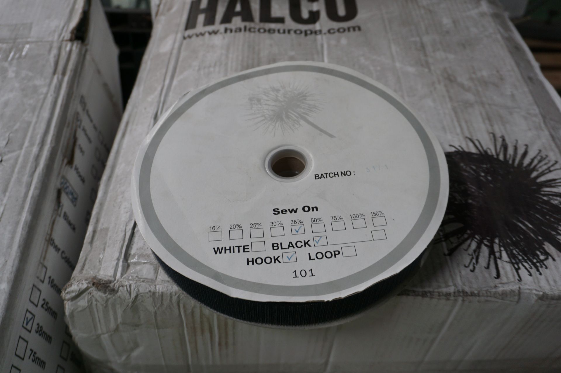 Large quantity of Halco various thickness sew on hook and loop Velcro - Image 2 of 3