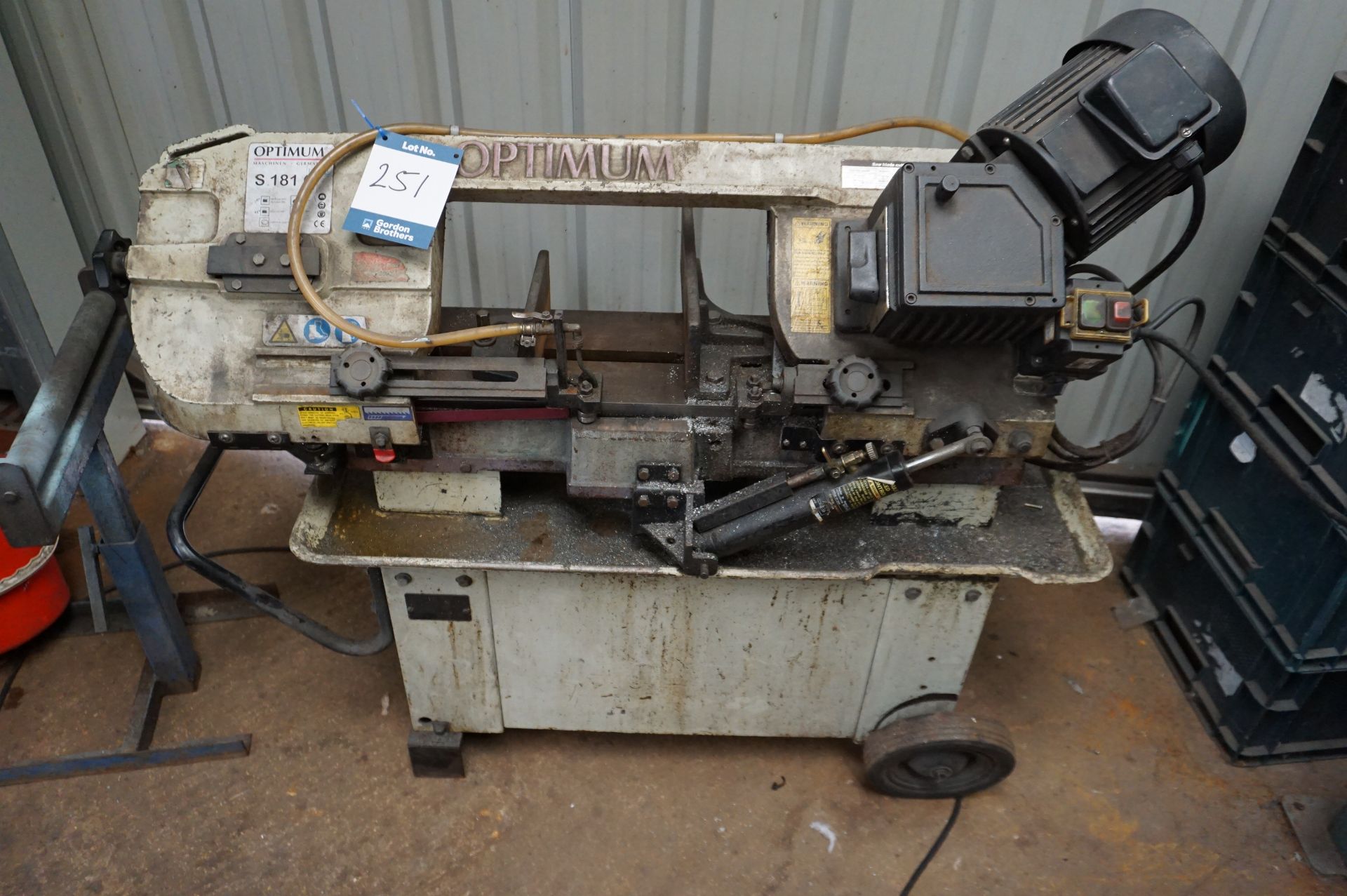 Optimum S181 G horizontal band saw