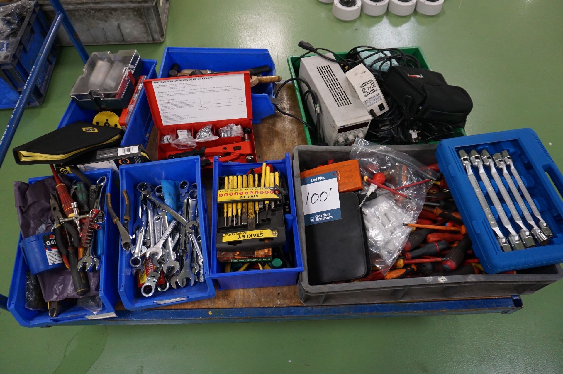 Quantity of manual hand tools to include, screwdrivers, spanners, sockets, torque screwdrivers etc