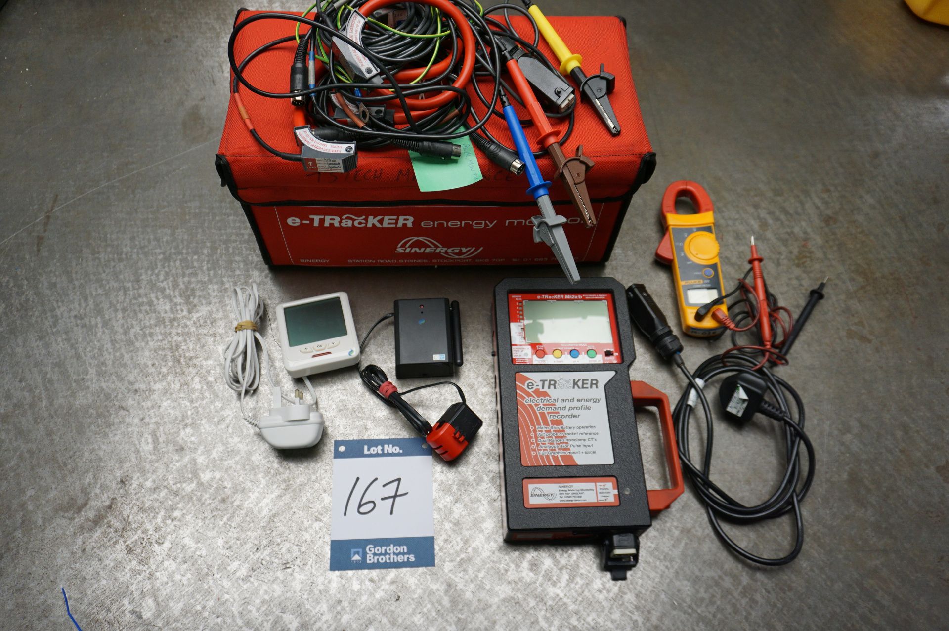 Sinergy E-Tracker electrical and energy demand profile recorder