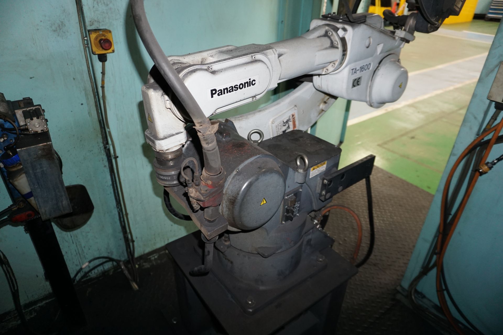 Box frame mounted MiG welding robot cell with 2 x Panasonic TA-1600 G2 6 axis MiG Robots - Image 13 of 14