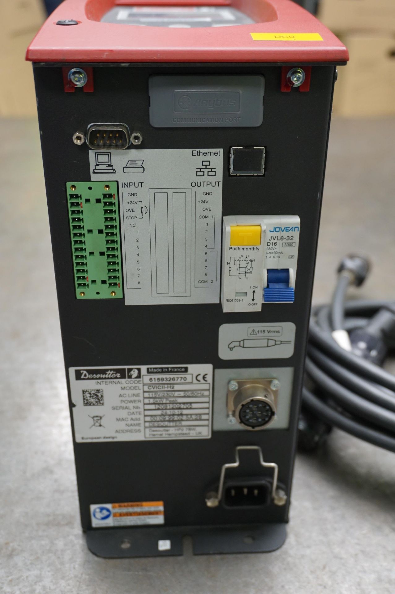 Desoutter ECA15 right angle electric nutrunner with a Desoutter CVIC II H2 control unit - Image 2 of 3