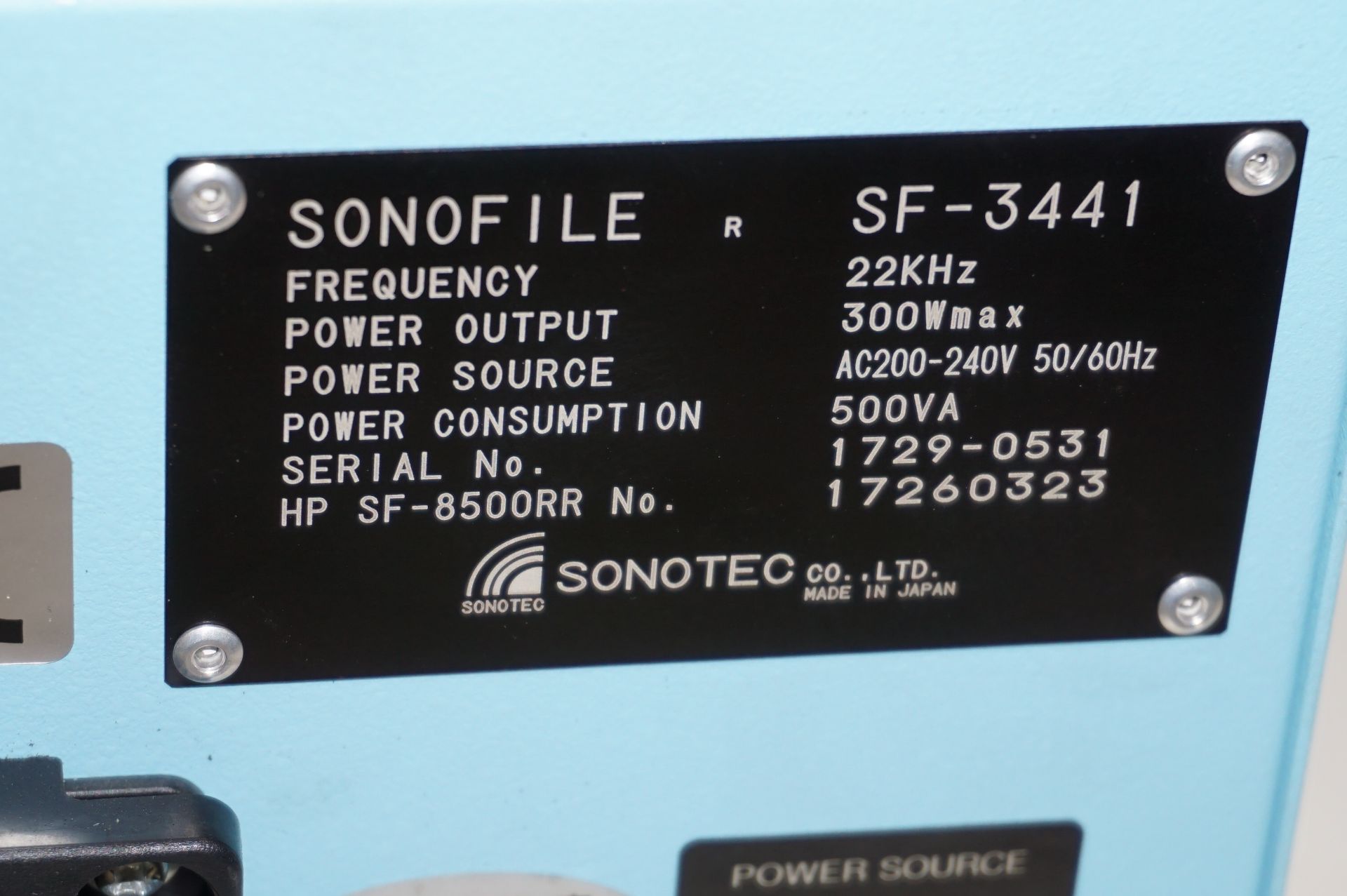 2 x Sonofile SF-3441 ultrasonic cutters - Image 9 of 9