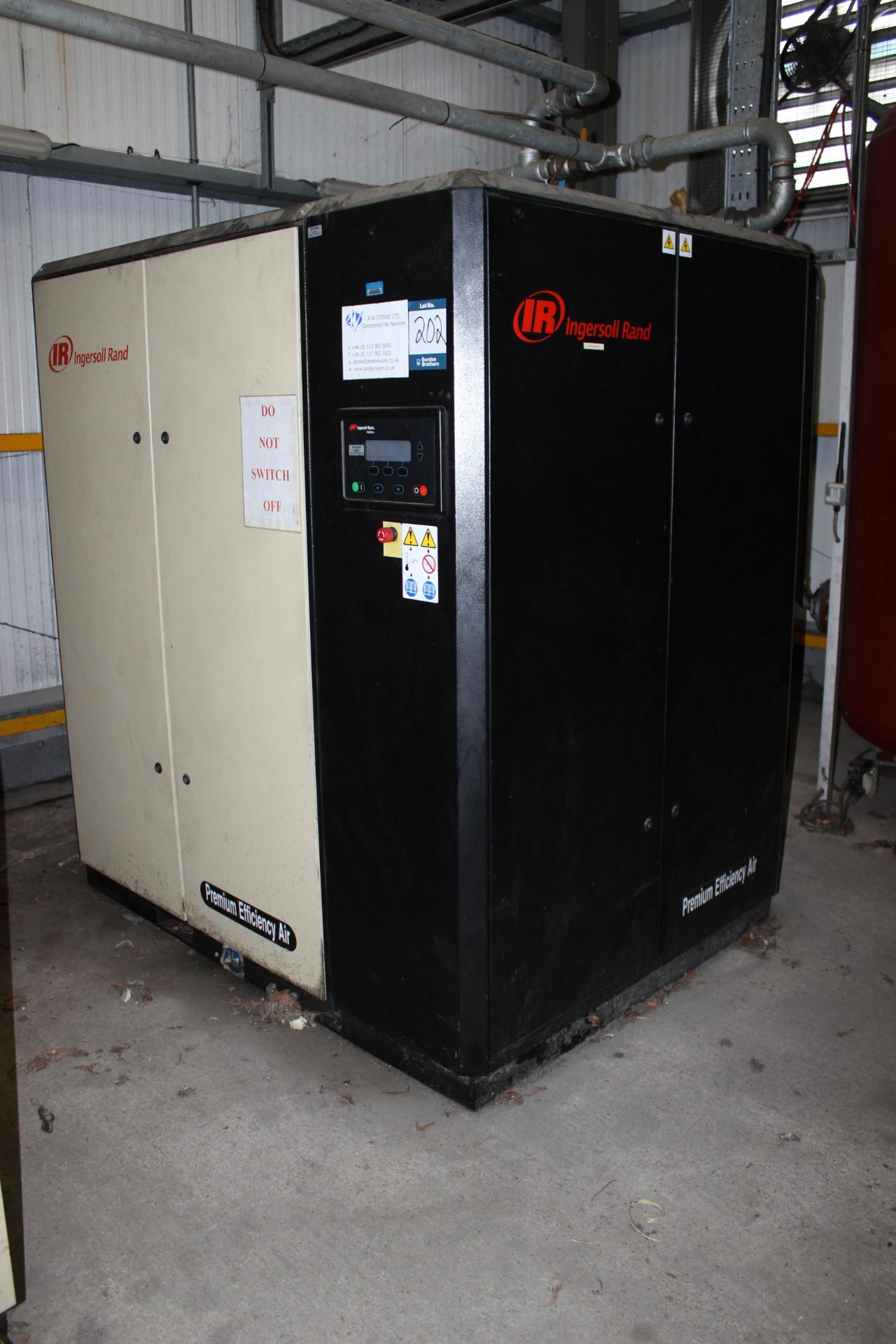 Ingersoll Rand Nivana N75 75Kw rotary screw air compressor