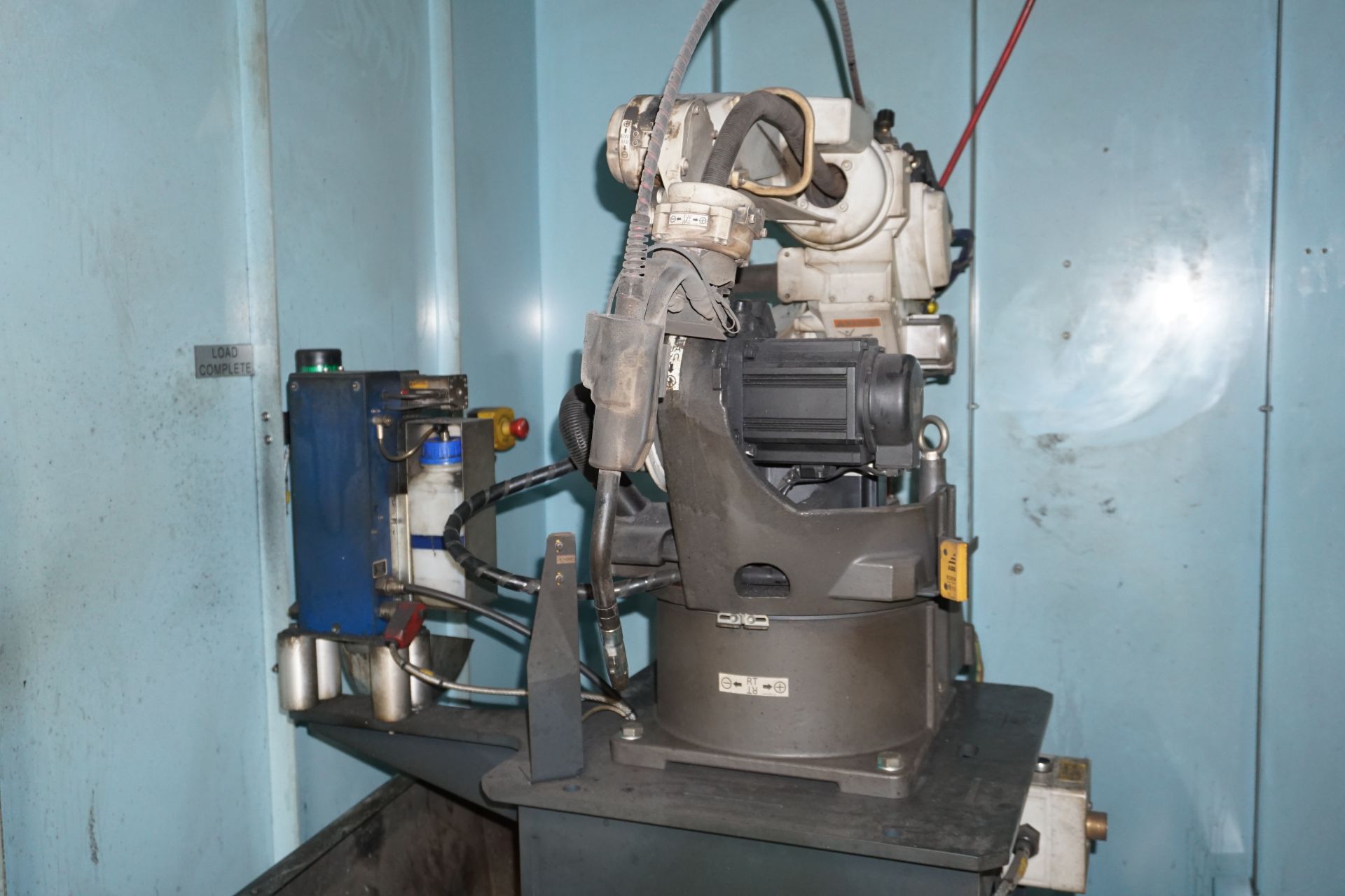 Box frame mounted MiG welding robot cell with a Panasonic TM -1400 WG III 6 axis MiG robot - Image 5 of 9