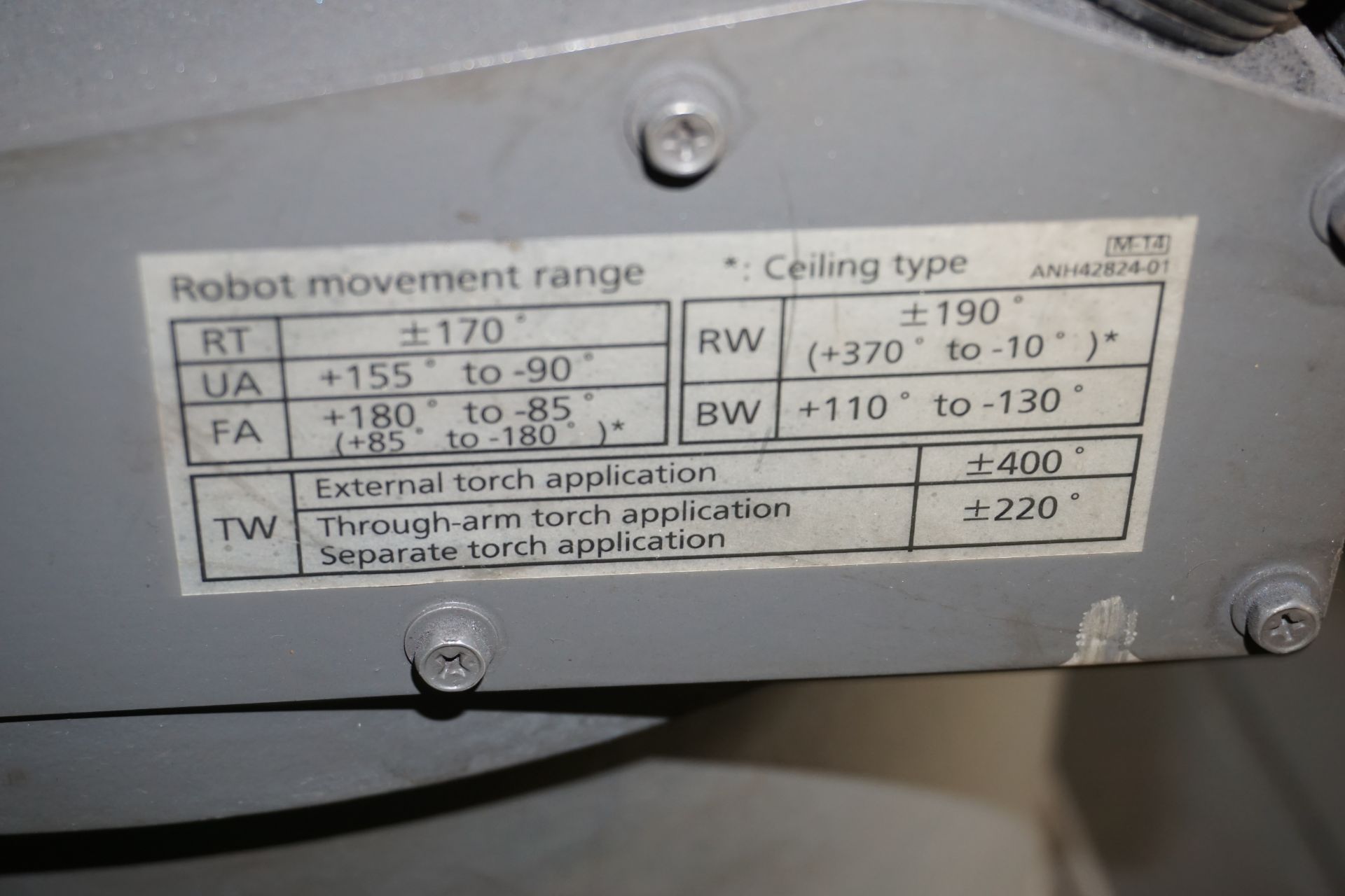 Box frame mounted MiG welding robot cell with a Panasonic TM1400WG III 6 axis MiG robot - Image 8 of 14