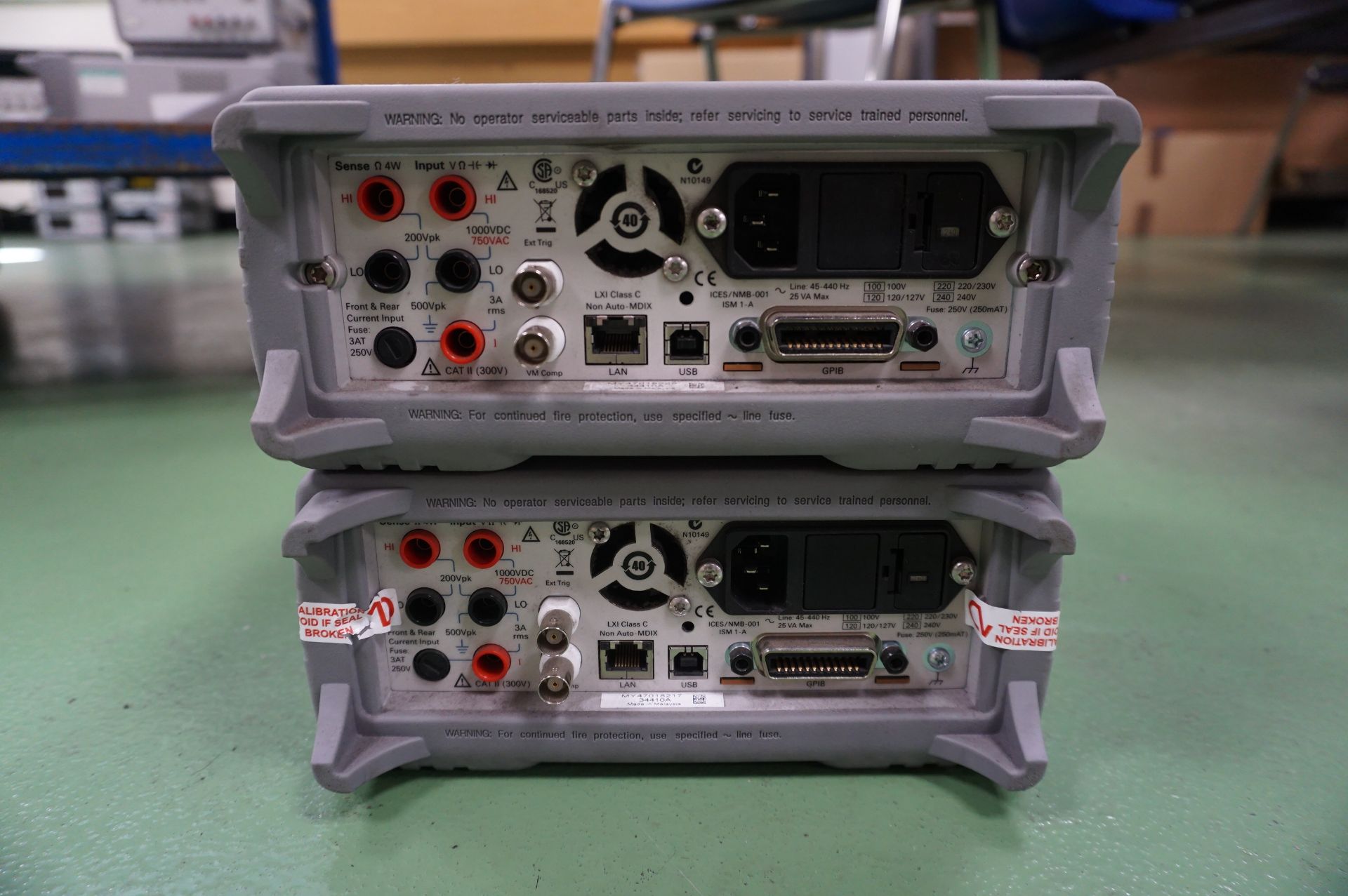 2 x Agilent 34410A 6 1/2 Portable Digit Multimeters with LXI built-in readouts - Image 3 of 4