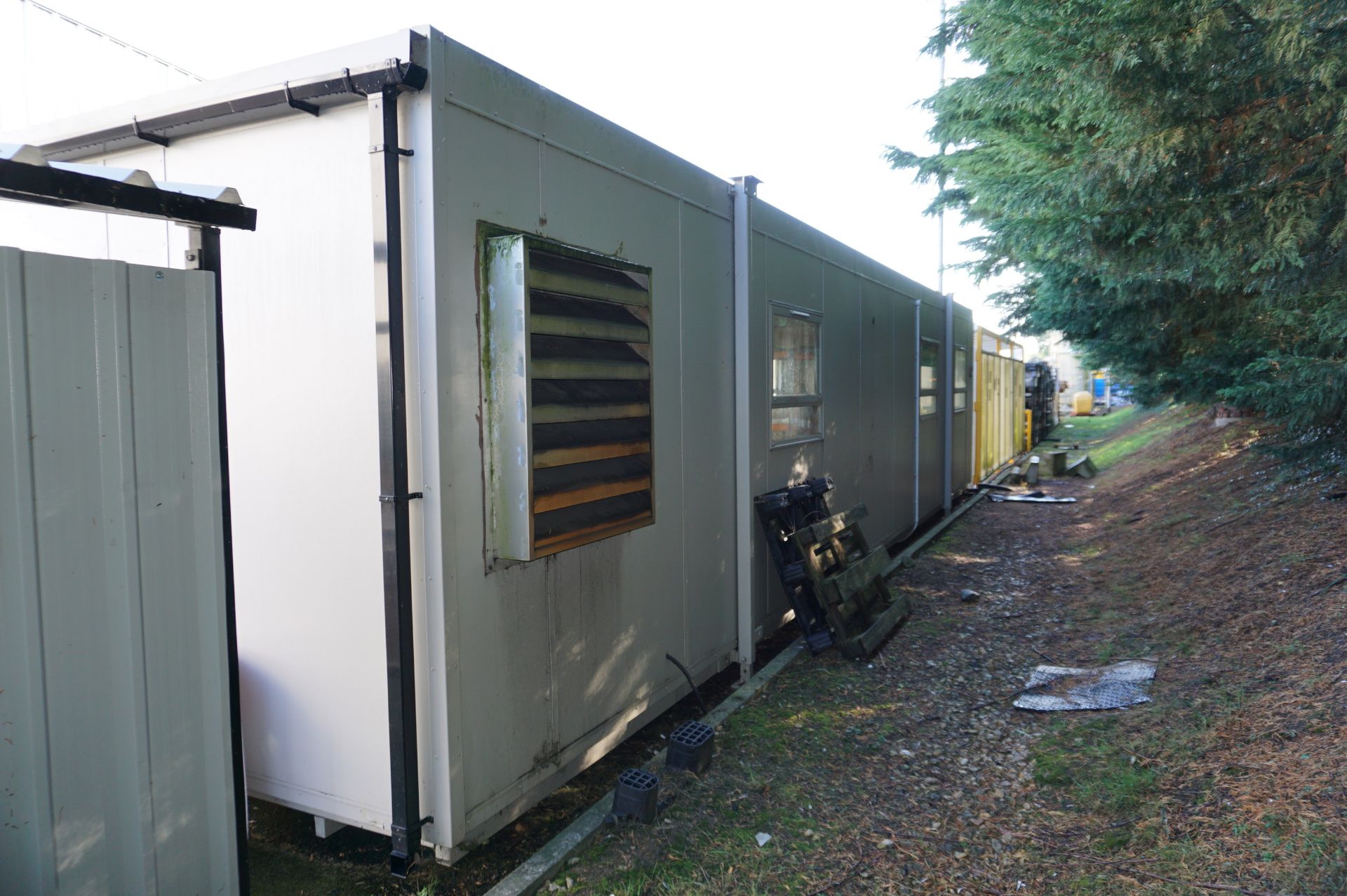 Jack legged portacabin with bespoke in built testing room with air extraction system - Image 4 of 4
