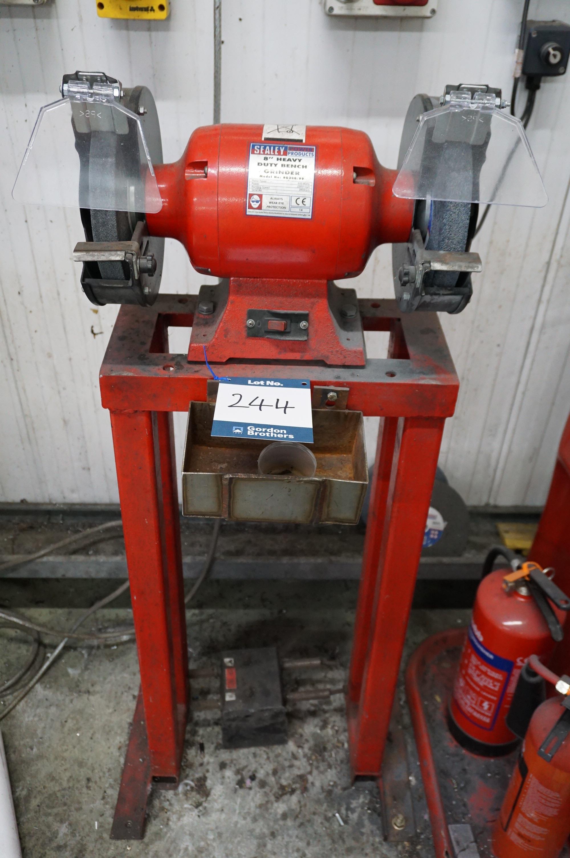 Sealey 8 inch heavy duty bench grinder 