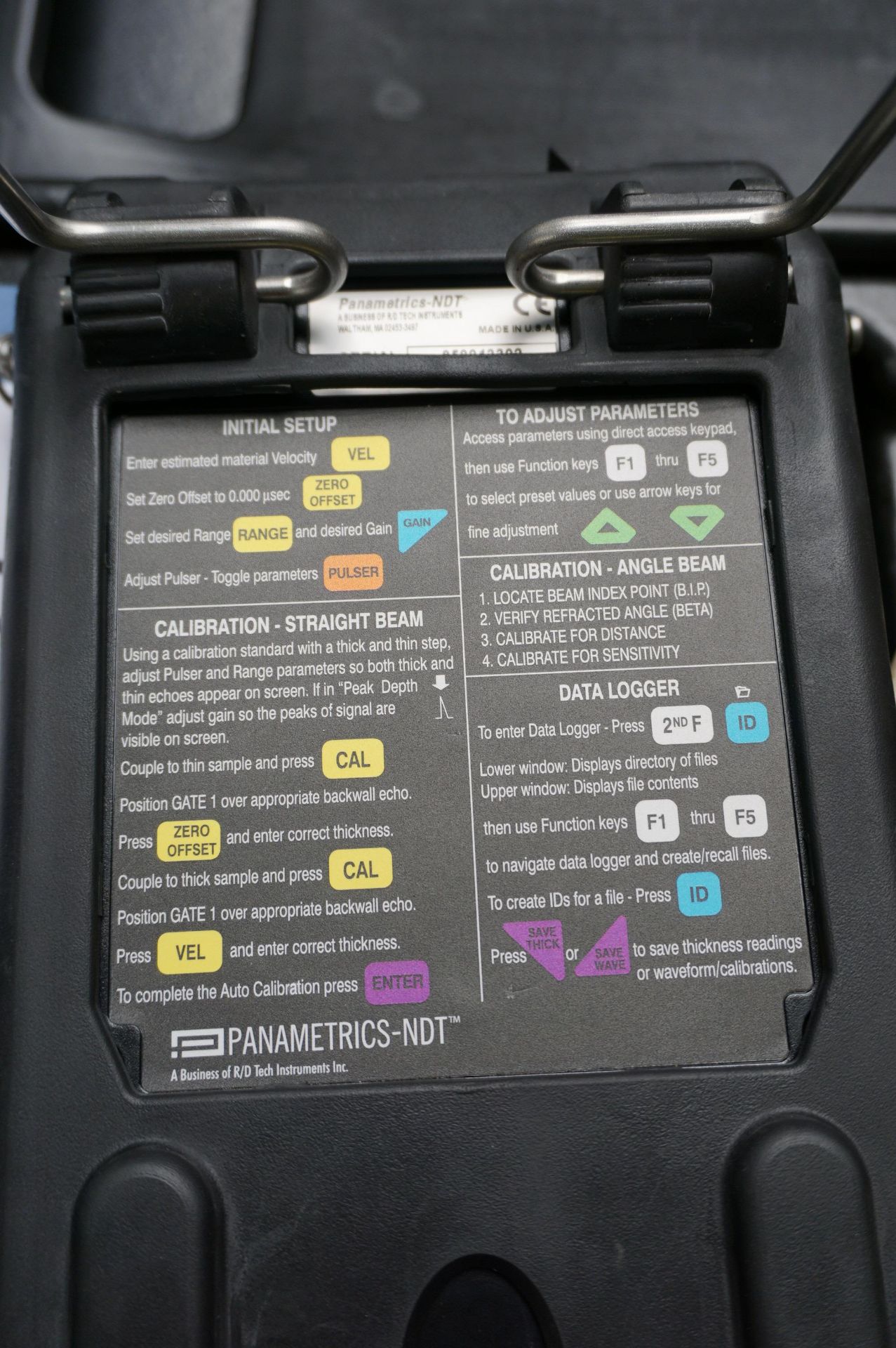 Panametrics NDT epoch LT handheld flaw detector - Image 3 of 4