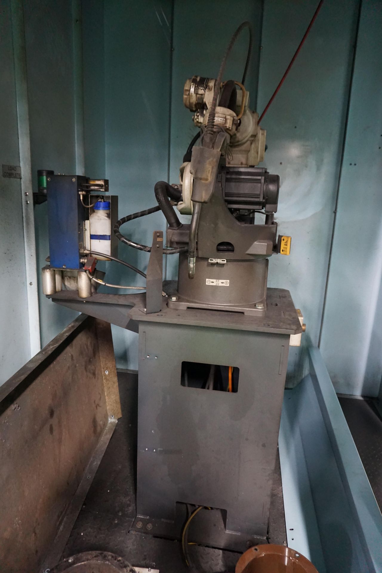 Box frame mounted MiG welding robot cell with a Panasonic TM -1400 WG III 6 axis MiG robot - Image 3 of 9