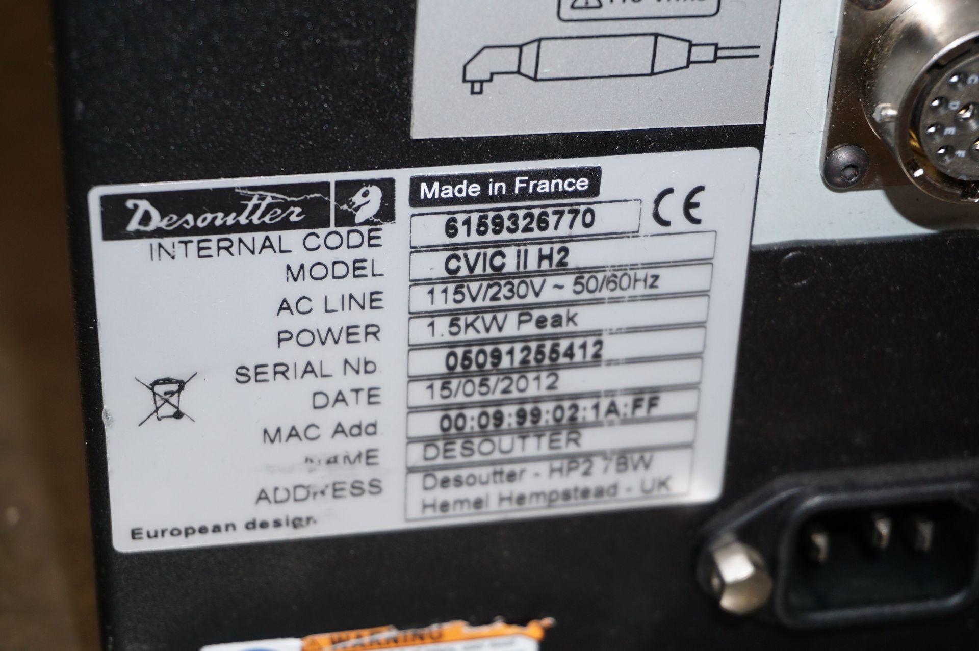 Desoutter ECA15 right angle electric nutrunner with a Desoutter CVIC II L2 control unit - Image 3 of 3