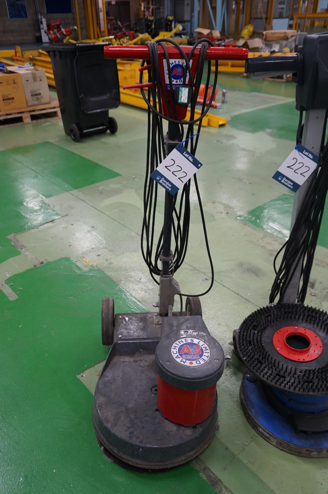 1 x A3 Machinery limited rotary floor scrubber with 1 x Numatic international rotary floor scrubber - Image 2 of 4