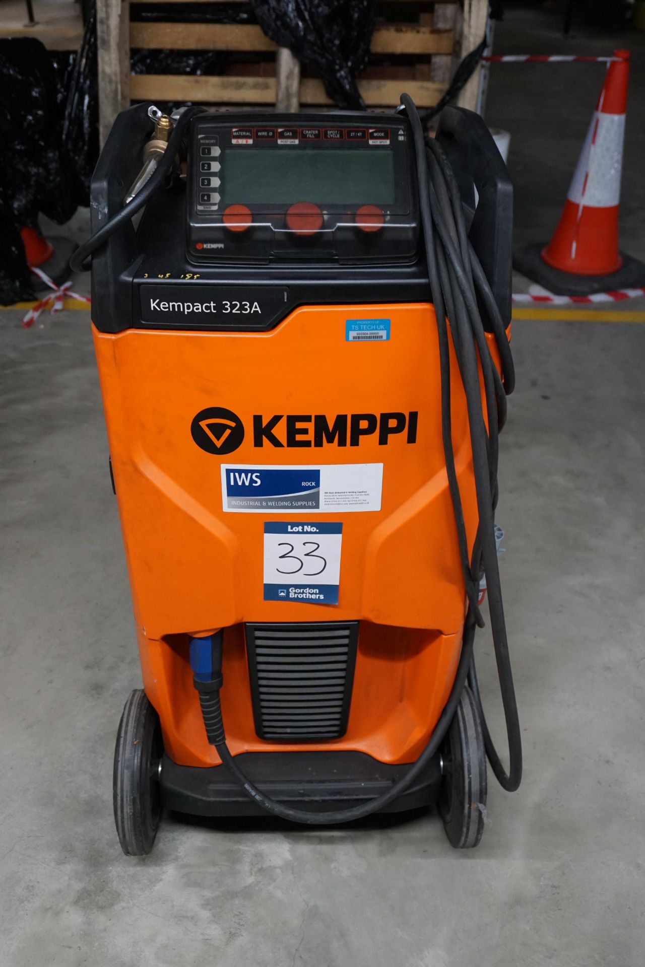 Kemppi Kempact 323A portable MiG welder