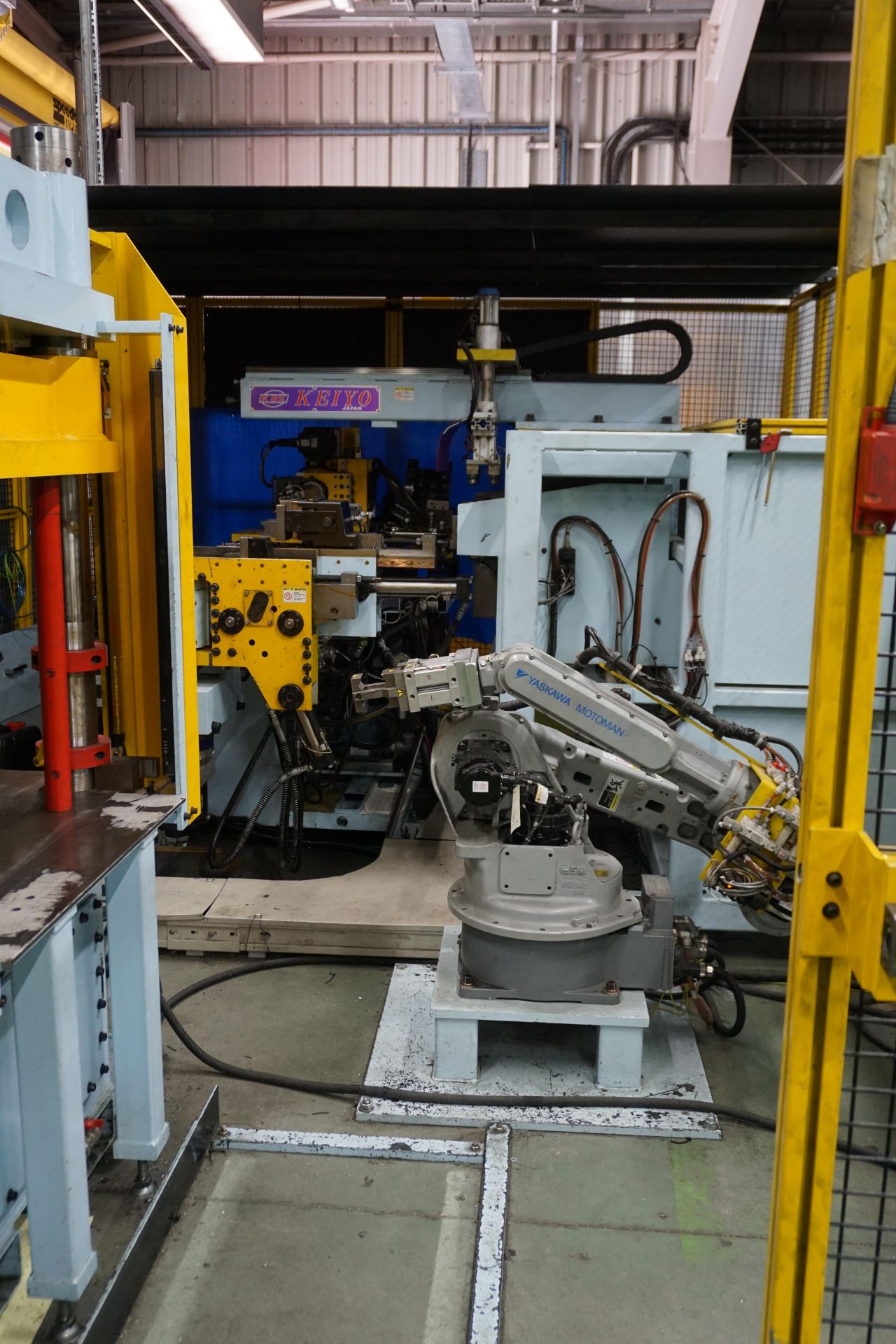 Keiyo automated tube bending/pressing system with a Yaskawa Motorman HP20D high precision robot - Image 35 of 46