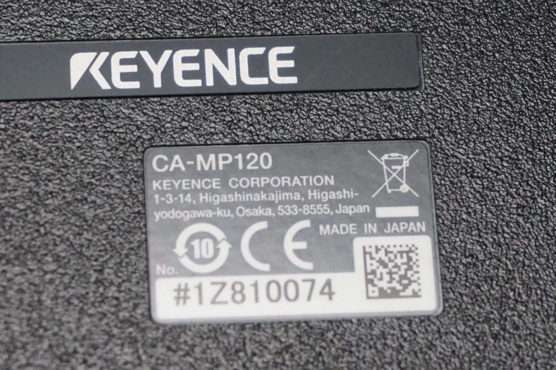 Keyence CA-MP12012 12-inch LCD Colour graphic display - Image 4 of 4