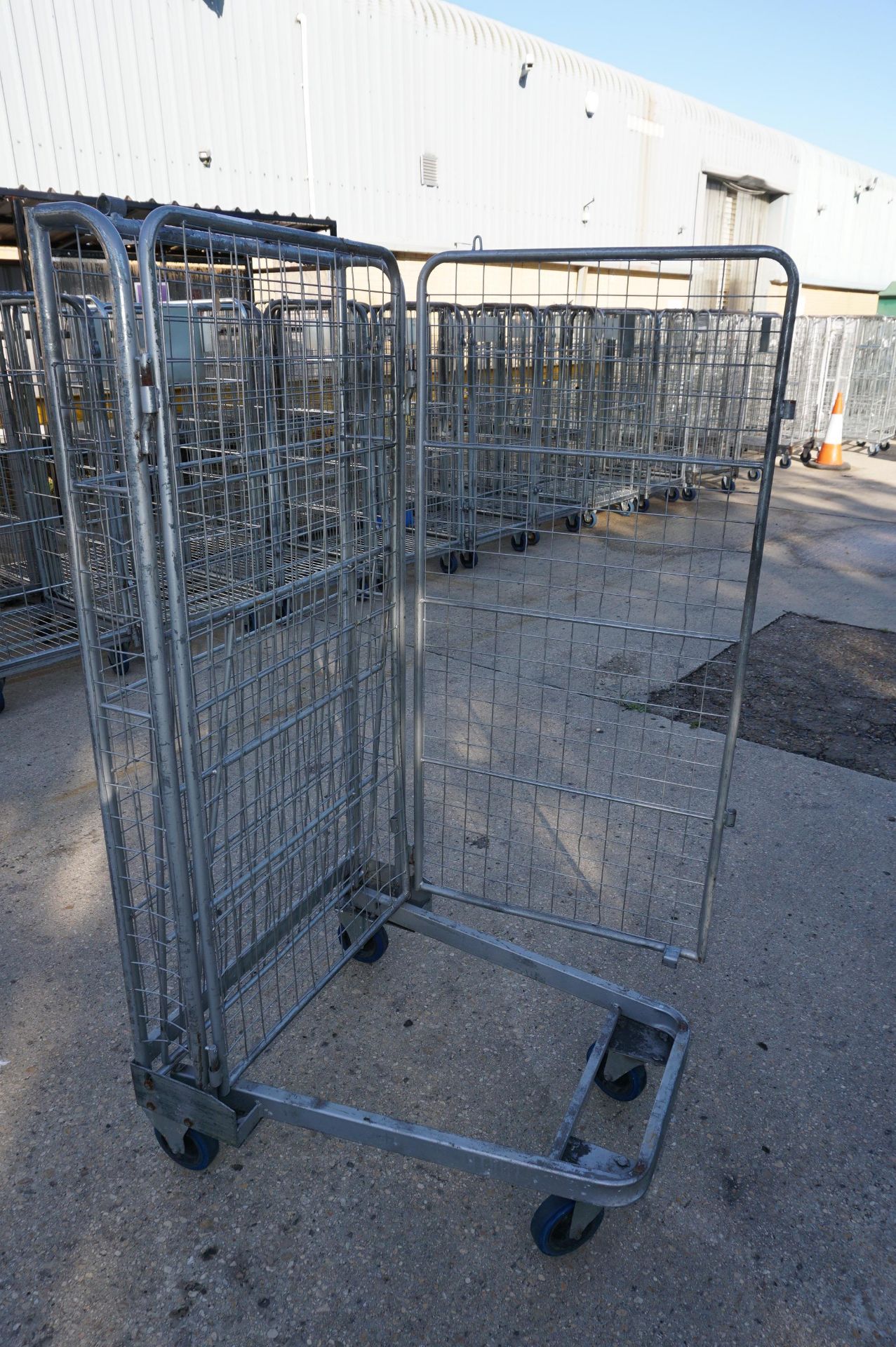 30 x Steel collapsible mobile cages - Image 2 of 3
