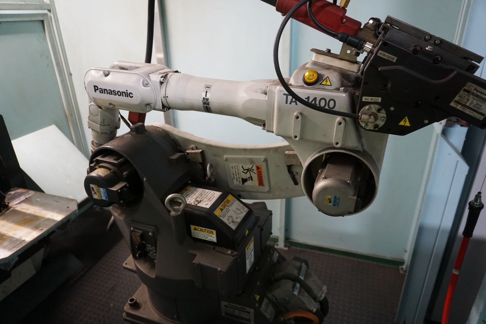 Box frame mounted MiG welding robot cell with a Panasonic TA-1400 G2 6 axis MiG robot - Image 11 of 12