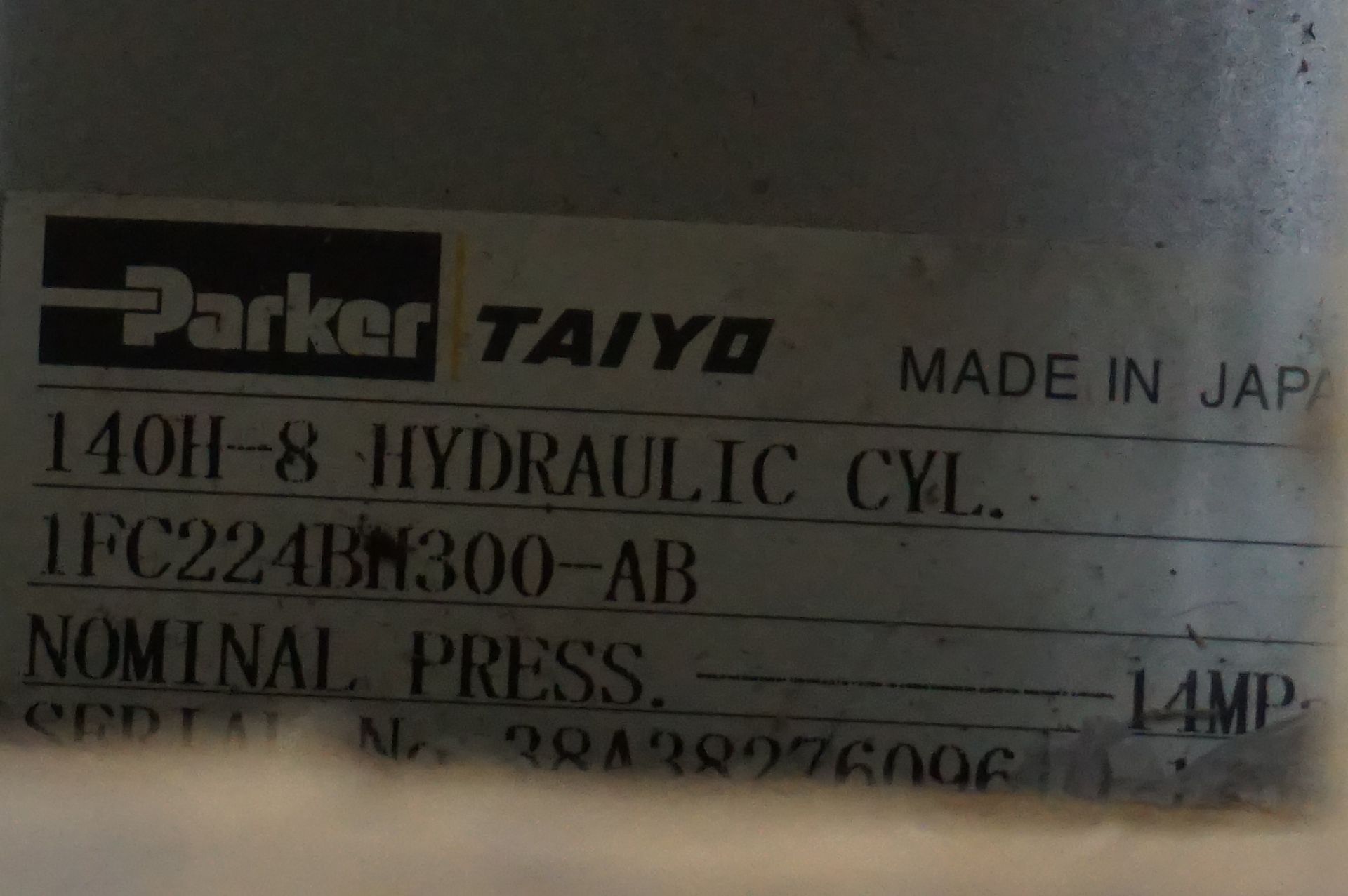 Parker Taiyo 140H-8 hydraulic nominal press - Image 2 of 3