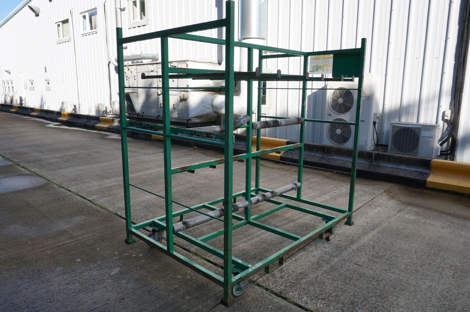 20 x Steel framed hanging profile racks - Image 2 of 6