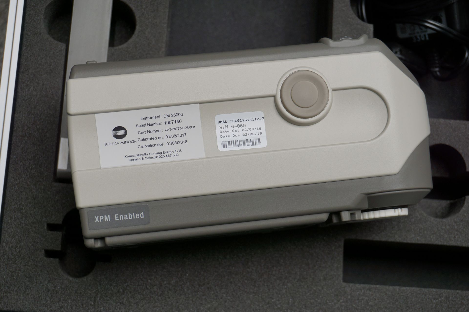 Konica Minolta CM 2600D portable spectrophotemeter - Image 2 of 2