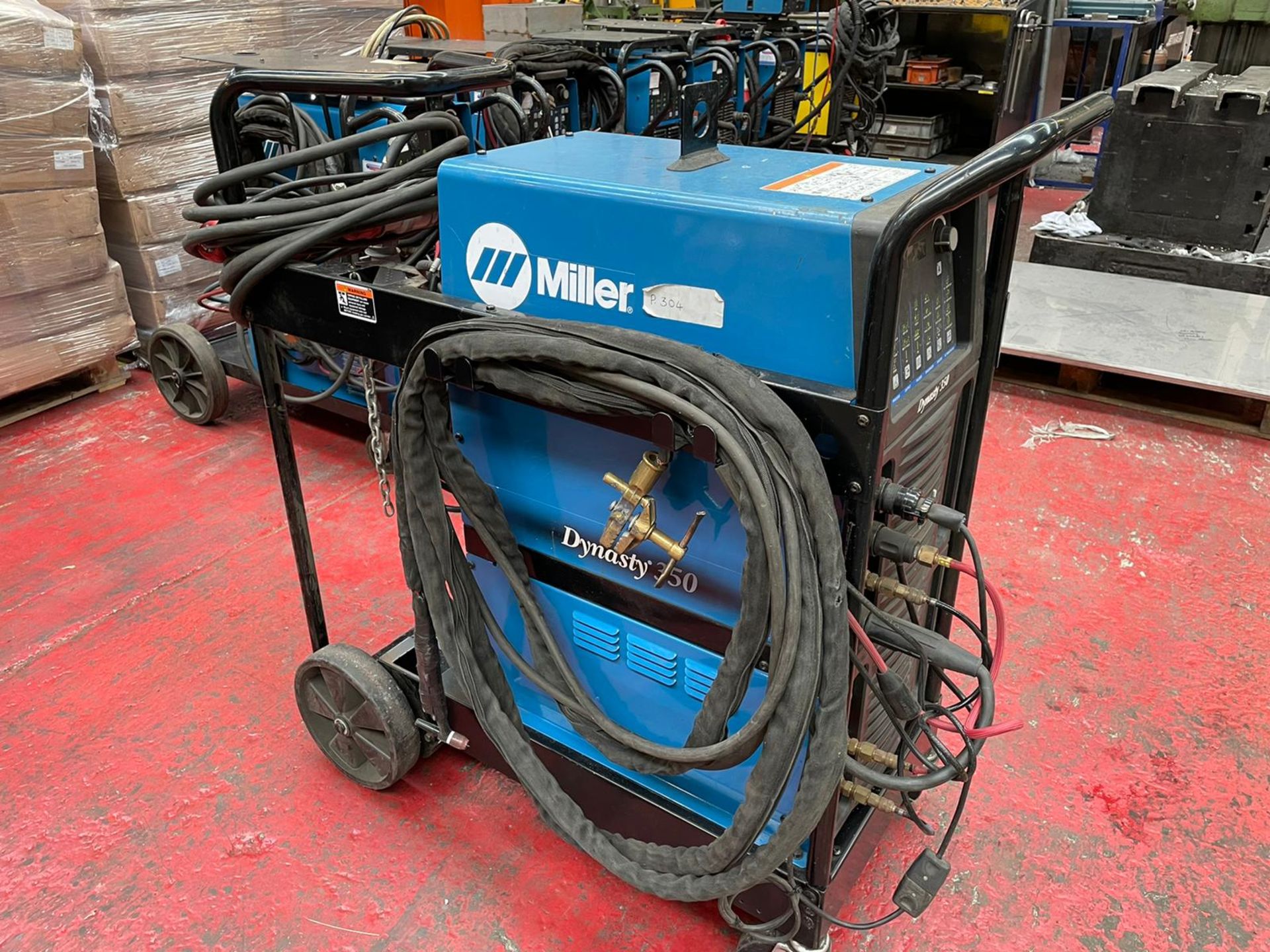 Miller Dynasty 350 Arc Welder with Equipment - Image 2 of 3