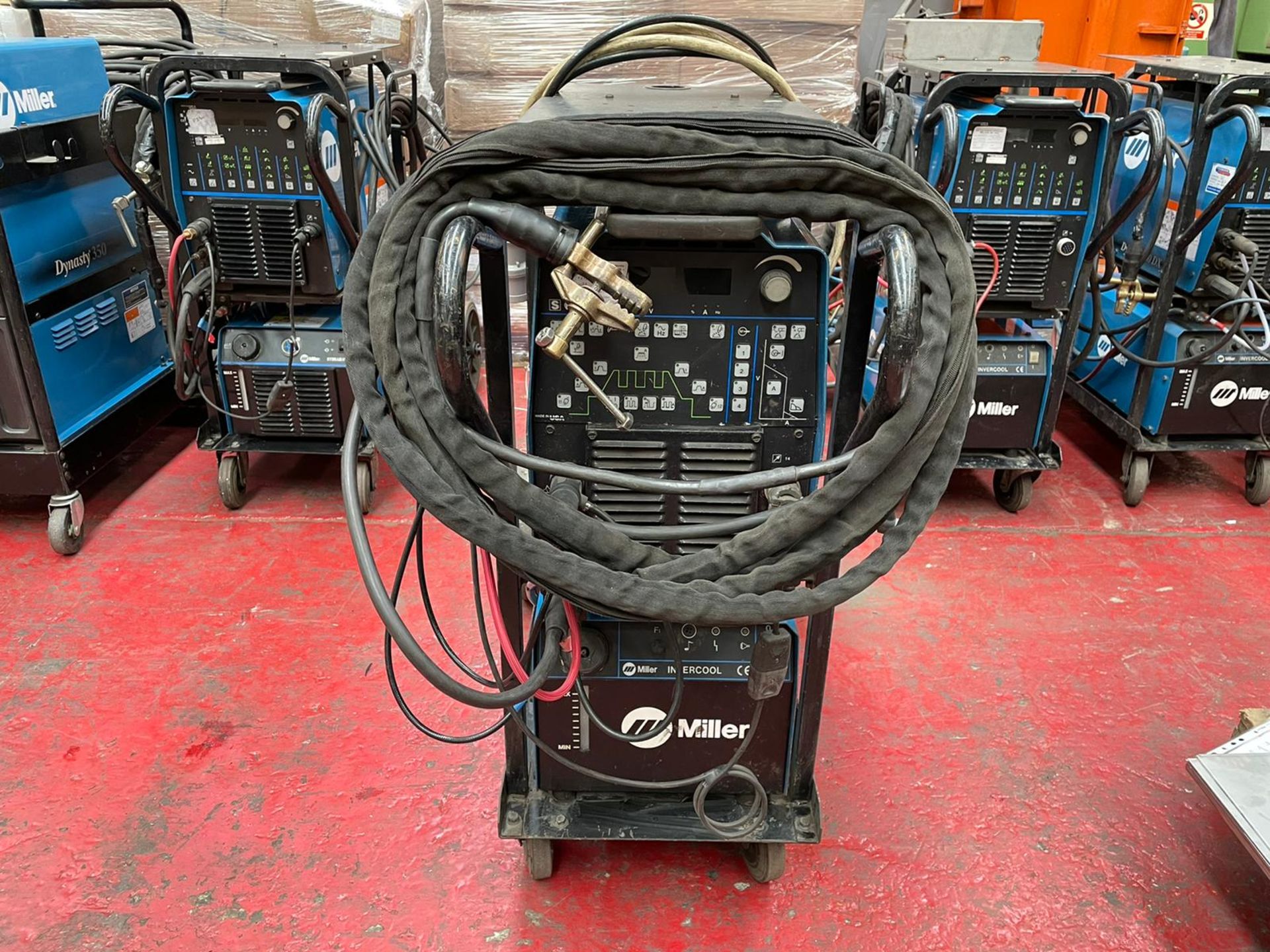 Miller Dynasty 300 DX Arc Welder with Equipment