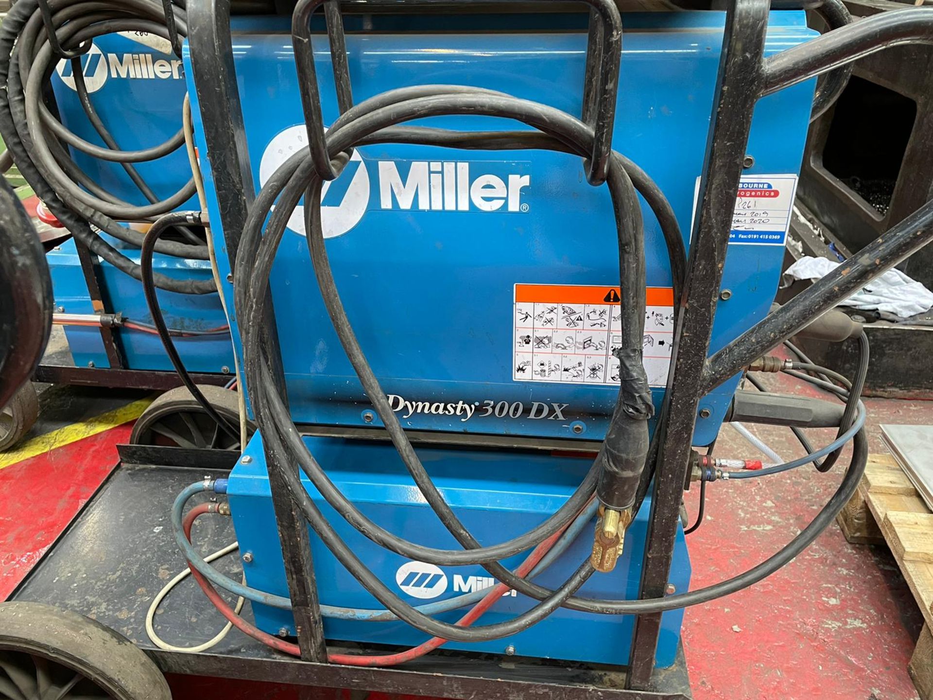 Miller Dynasty 300 DX Arc Welder with Equipment - Image 3 of 4