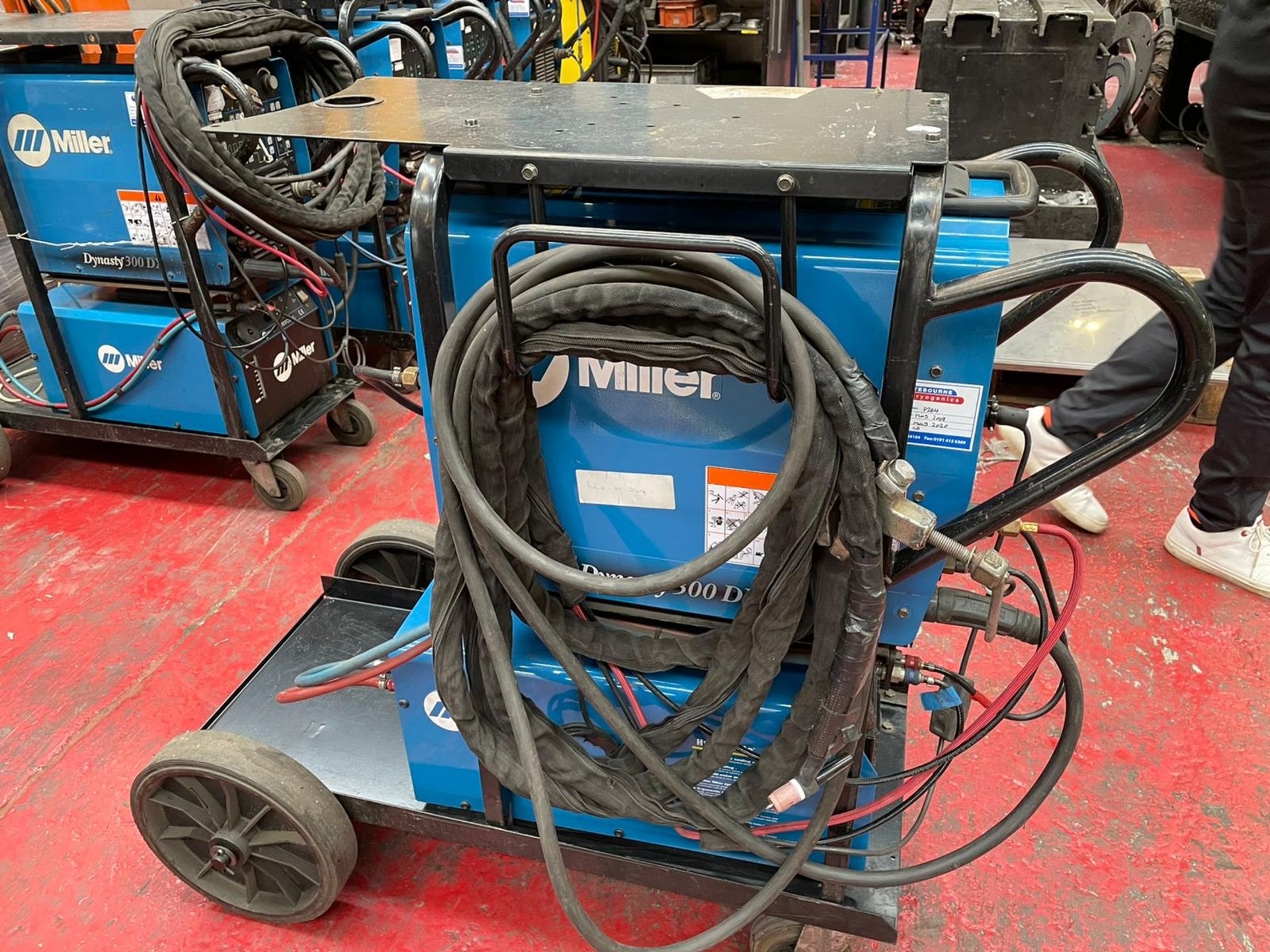 Miller Dynasty 300 DX Arc Welder with Equipment - Image 3 of 4