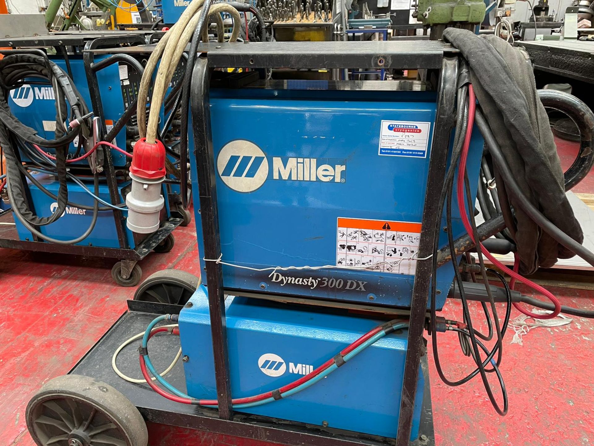 Miller Dynasty 300 DX Arc Welder with Equipment - Image 3 of 4