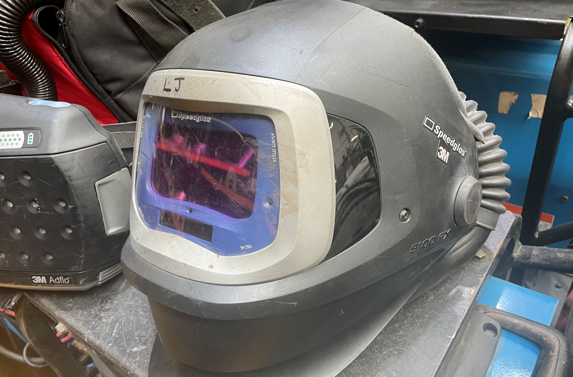 3M Welding Mask SpeedGlass 9100 FX with Adflo