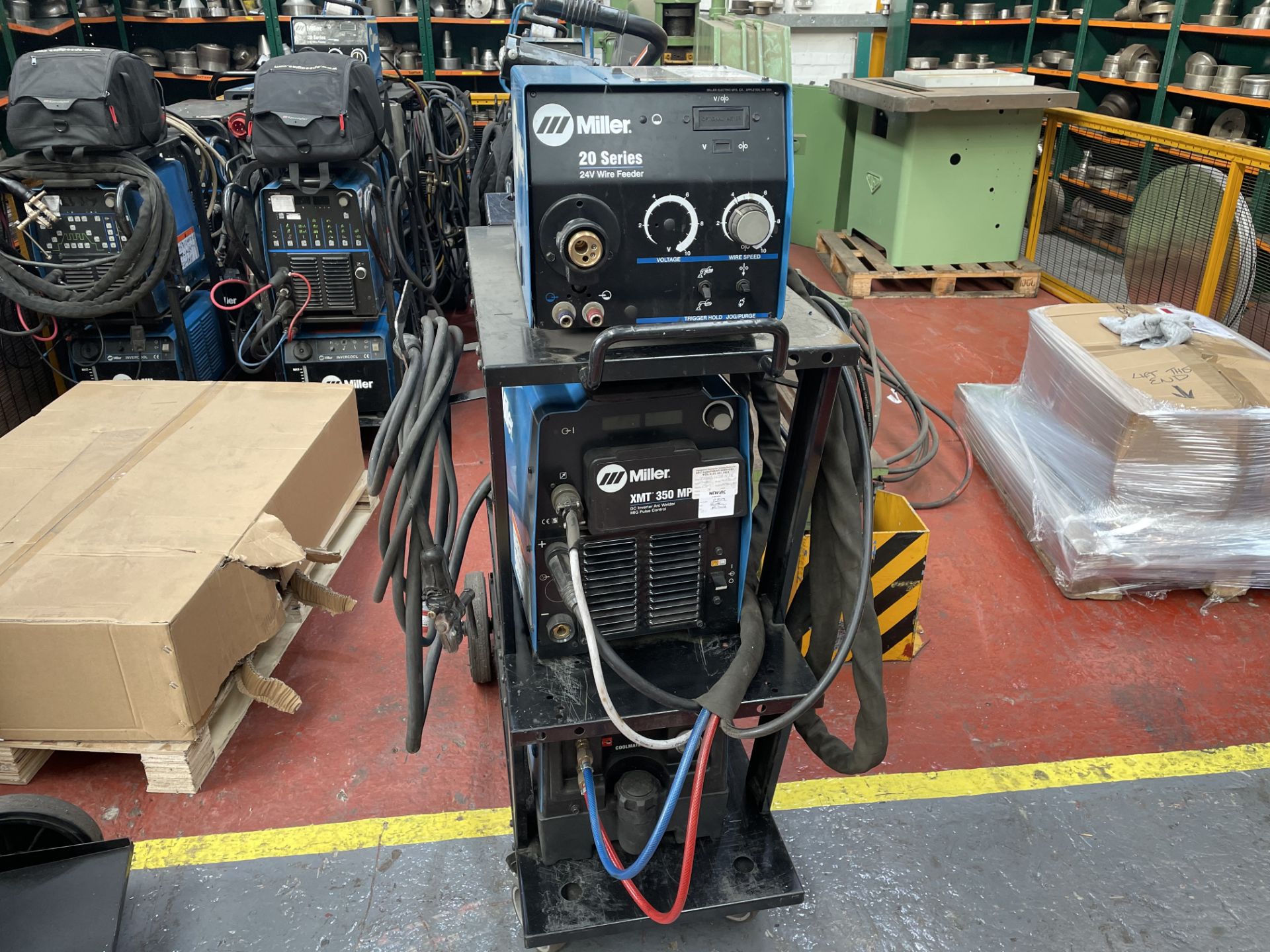 Miller XMT 350 MP Arc Welder with Equipment