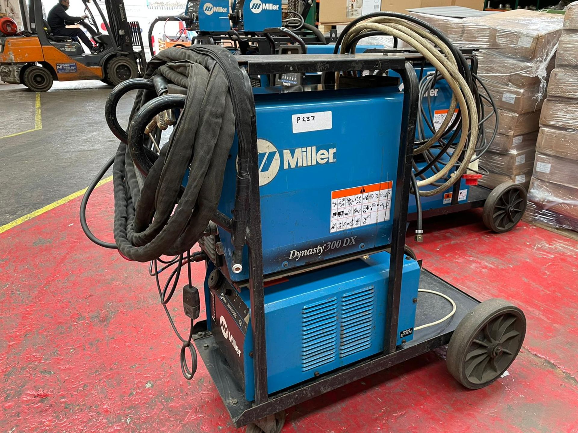 Miller Dynasty 300 DX Arc Welder with Equipment - Image 2 of 4