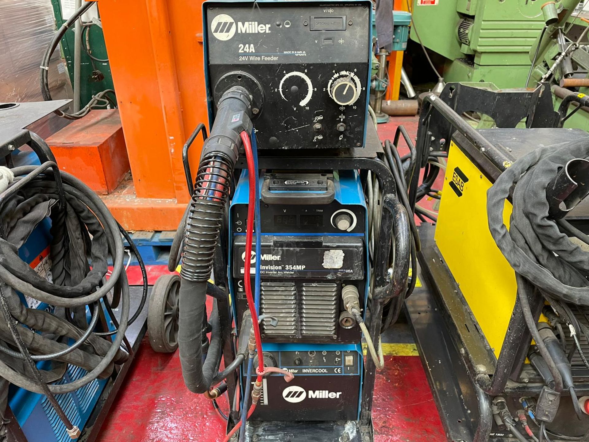 Miller Inivision 354 MP Arc Welder with Equipment