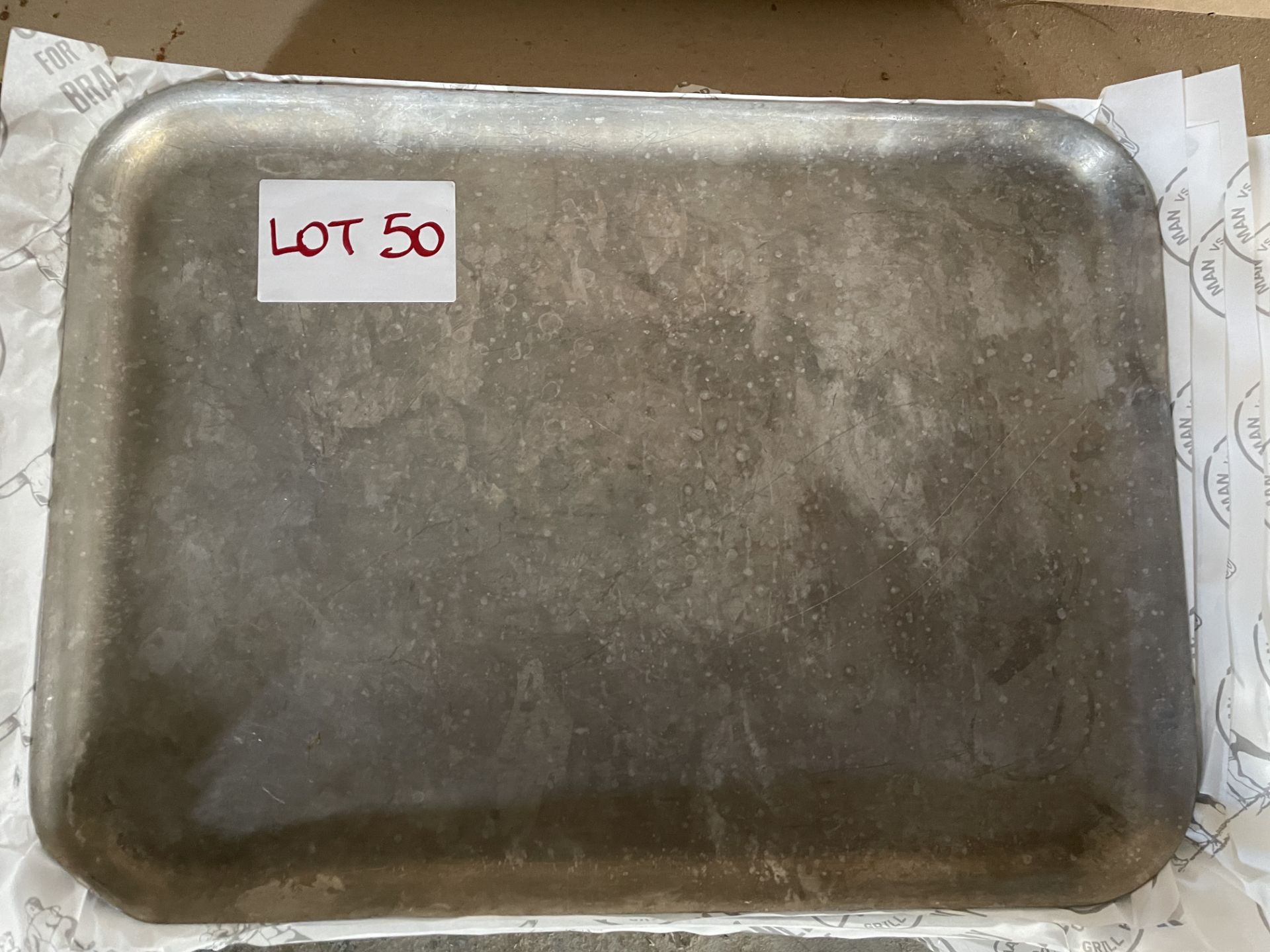 QUANTITY OF METAL TRAYS (300 x 420)