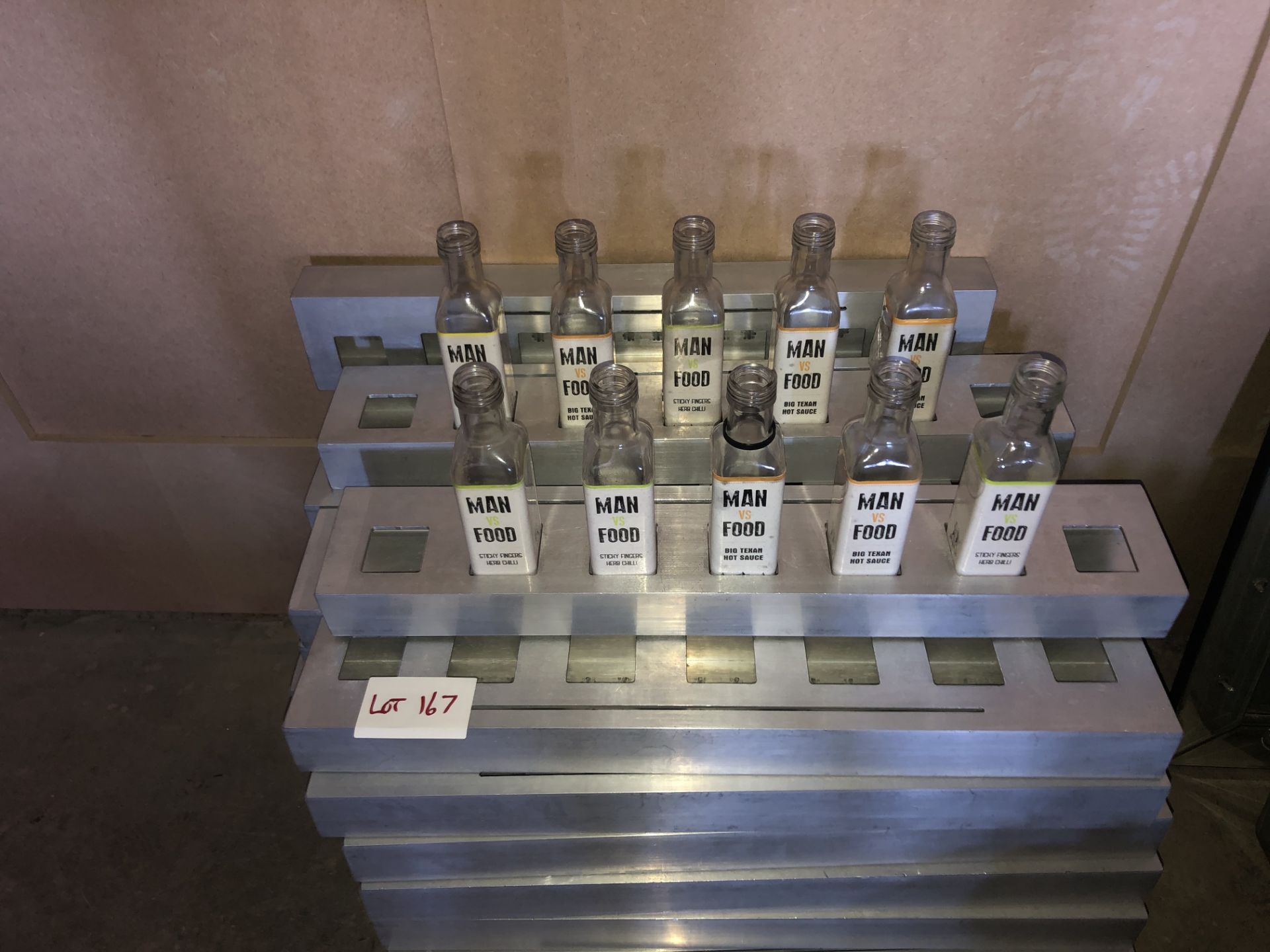 ASSORTMENT OF SAUCE BOTTLES WITH DISPLAY TRAYS - Image 2 of 2