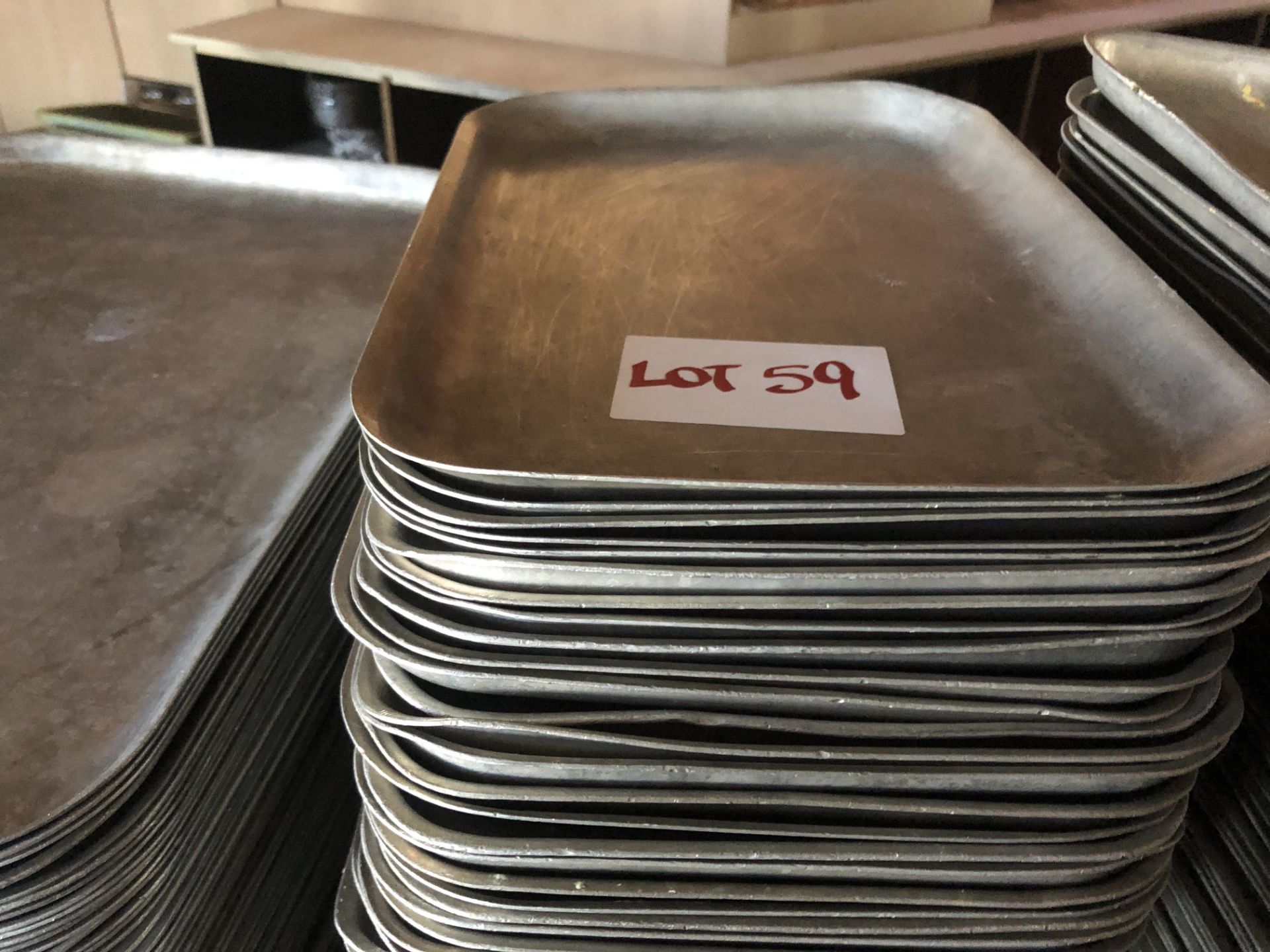 QUANTITY OF METAL TRAYS (220 x 320)