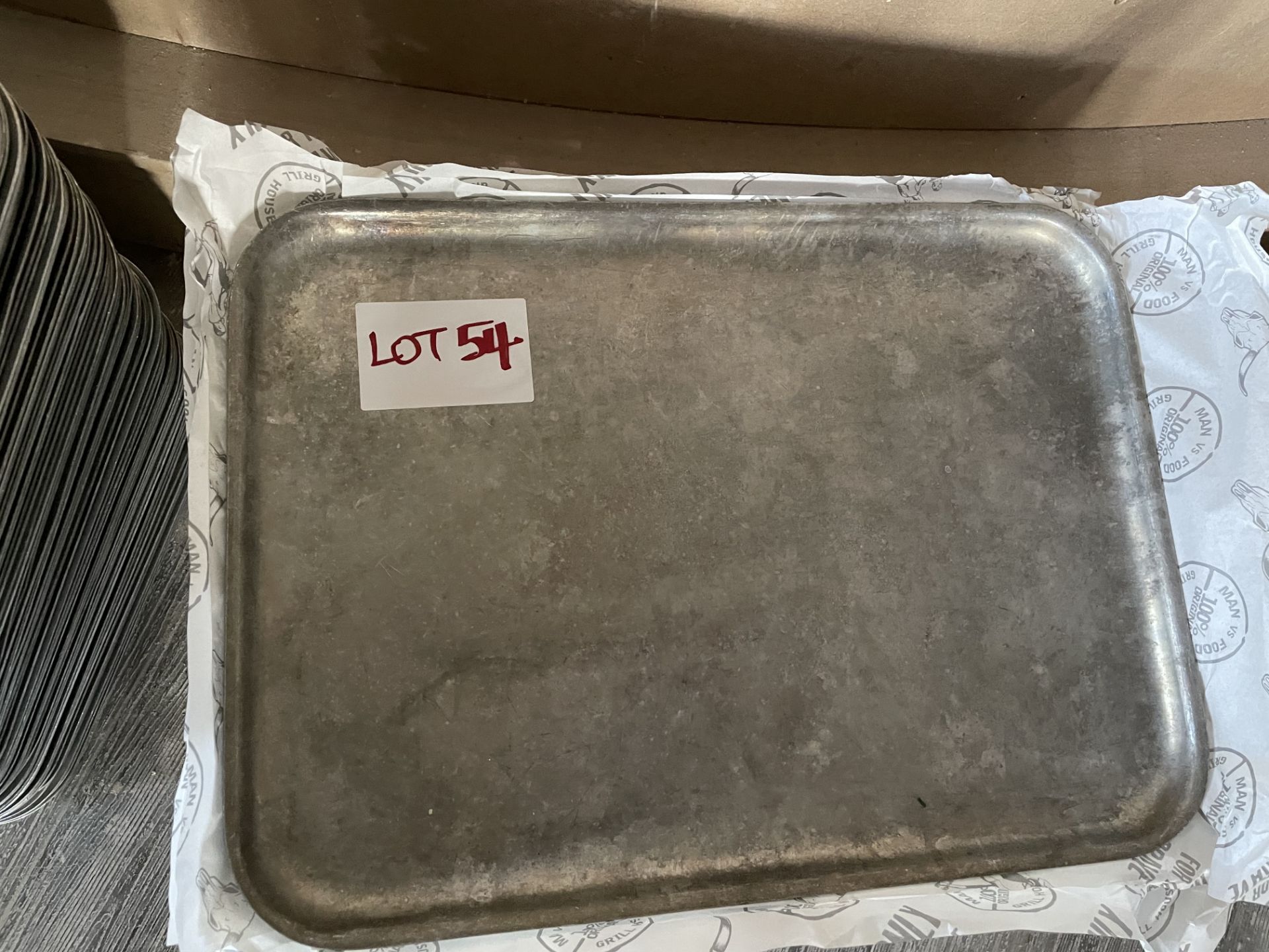 QUANTITY OF METAL TRAYS (300 x 420) - Image 2 of 2