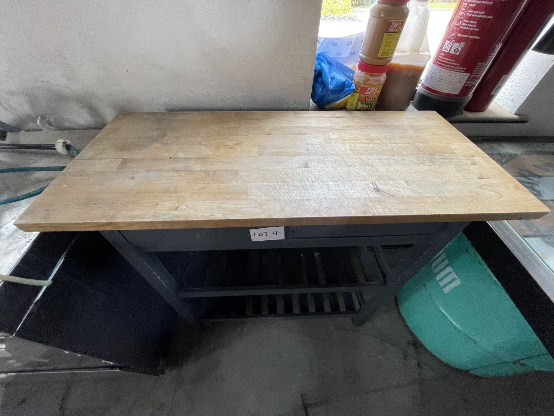 2 DRAWER WORK BENCH (430 x 1000) - Image 2 of 2