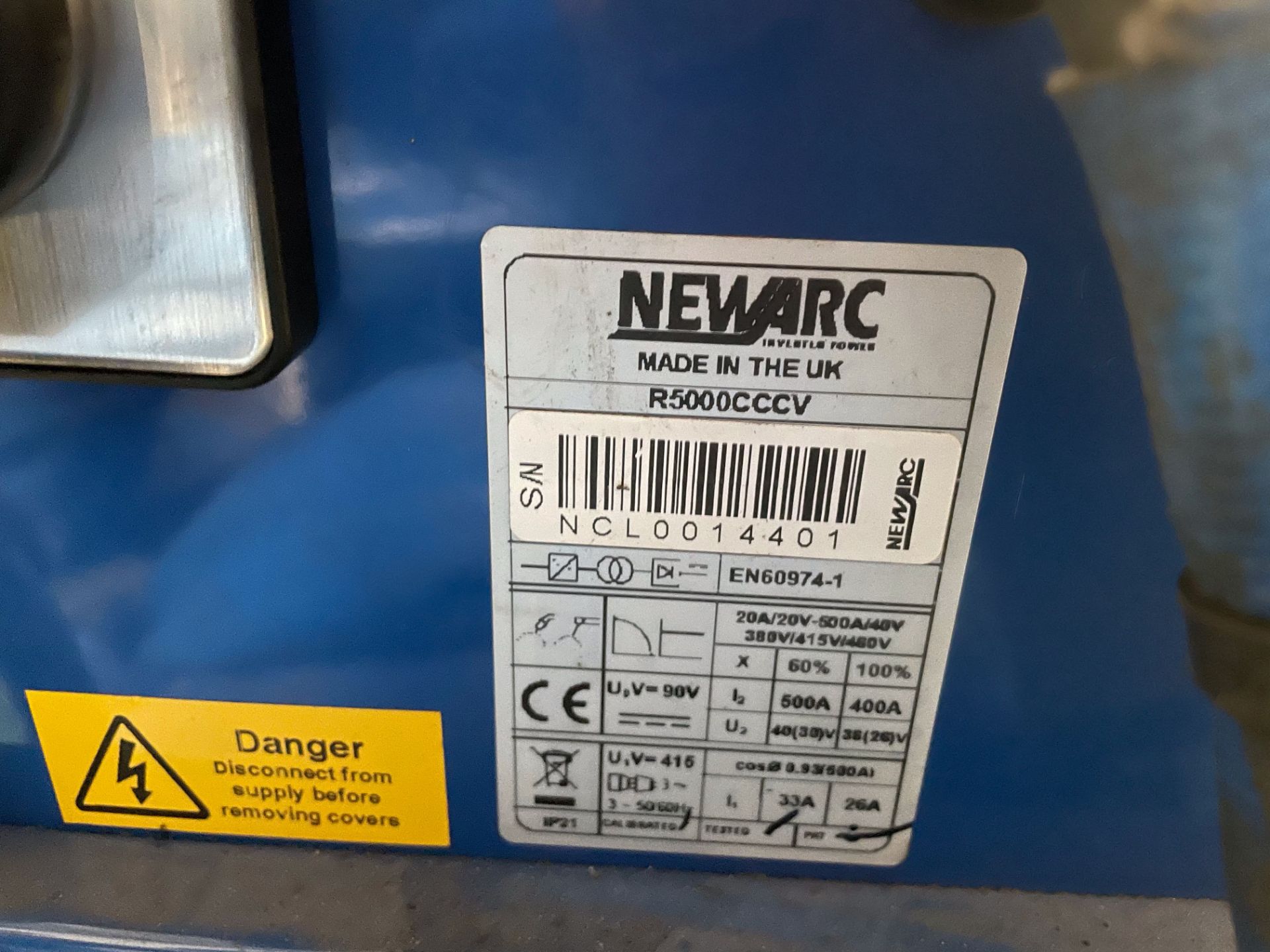 NEWARC R5000 CCCV PLUS WIRE FEEDER TIG 300 ATTACHMENT (NCL0014401)