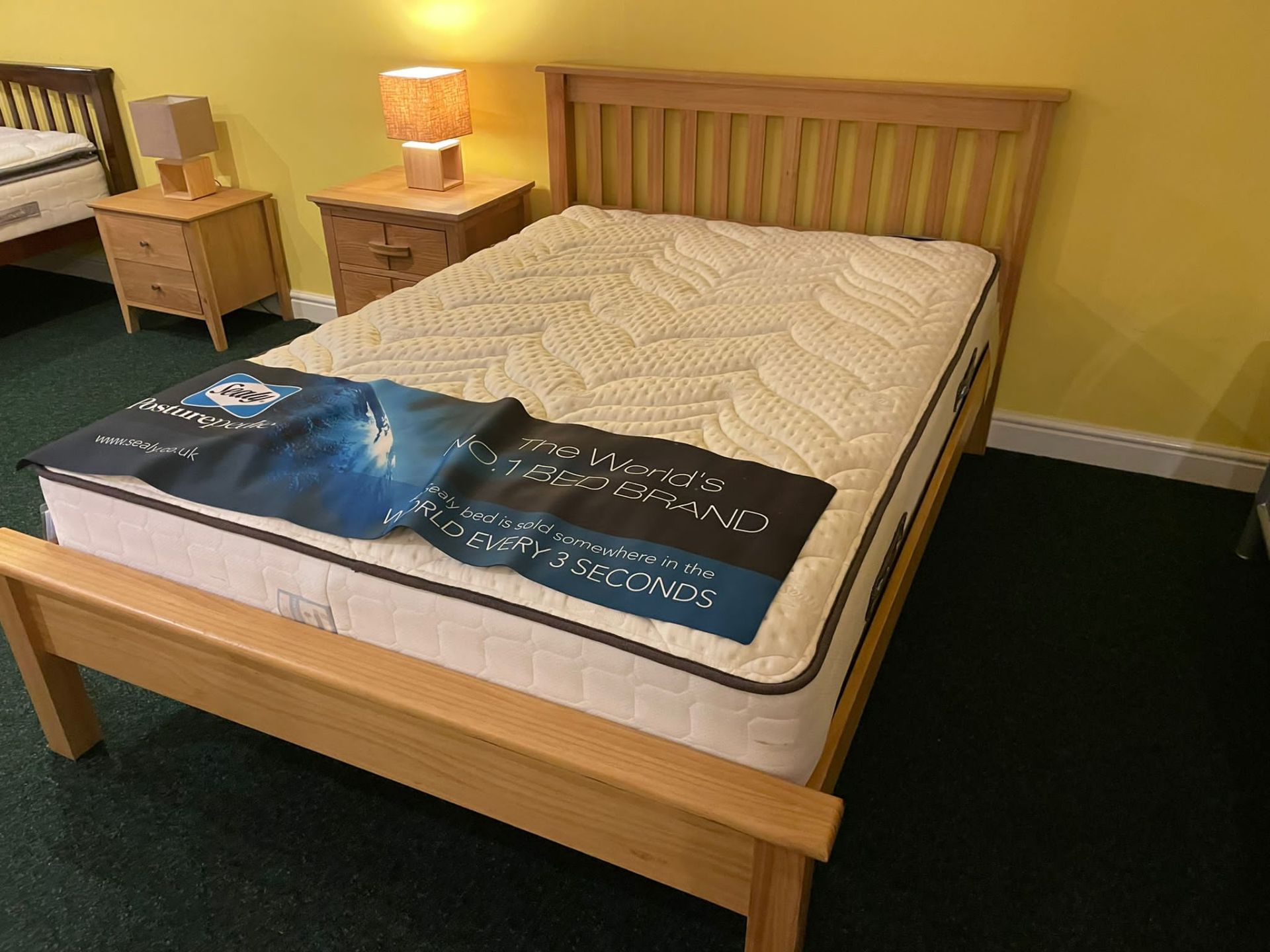 Ex Display Shaker Pine Bed Double (Mattress not included- Bed only) - Image 2 of 3
