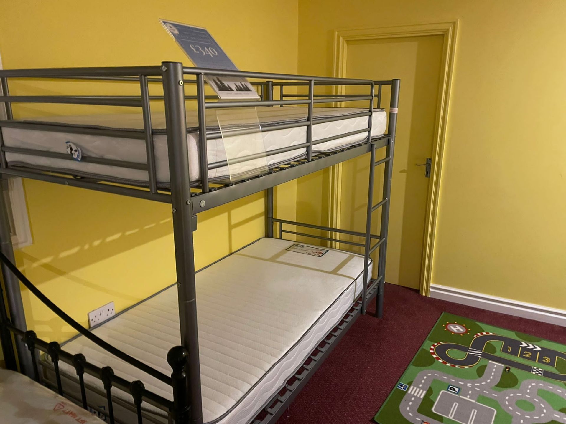 Metal Framed Bunk Beds with Mattresses RR 550 - Image 2 of 2