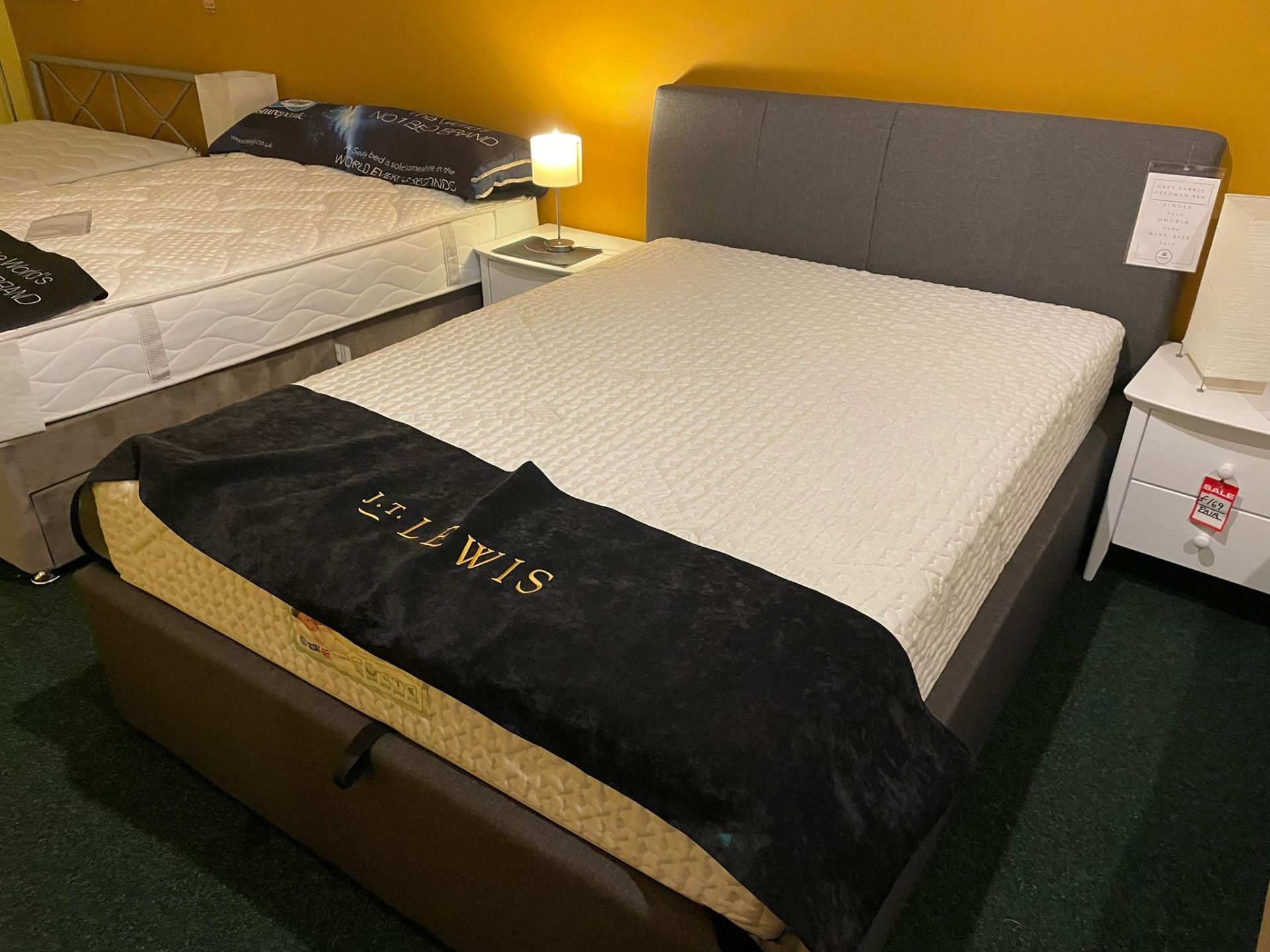 Ex Display Double Ottaman Bed with Kayflex Capri Mattress RRP 650 - Image 2 of 3