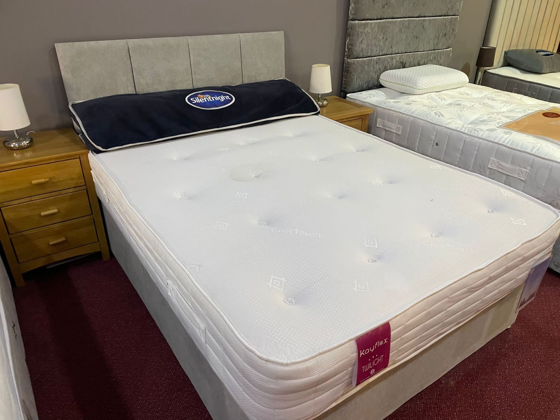 Ex Display Kayflex Twilight Double Mattress Base and Headboard (RRP 430)