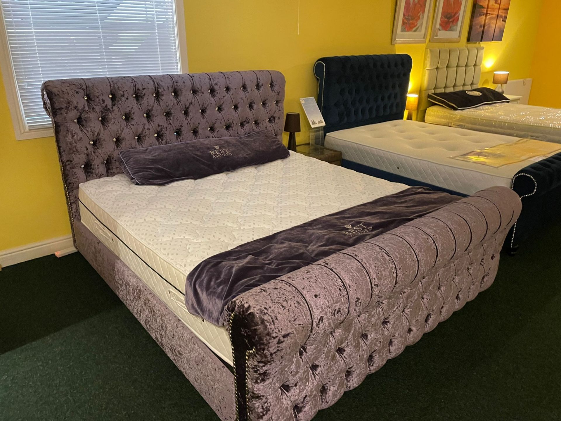 Ex Display Home of Beds Louisiana Superking Sopor Executive (Mattress not included- Bed only)