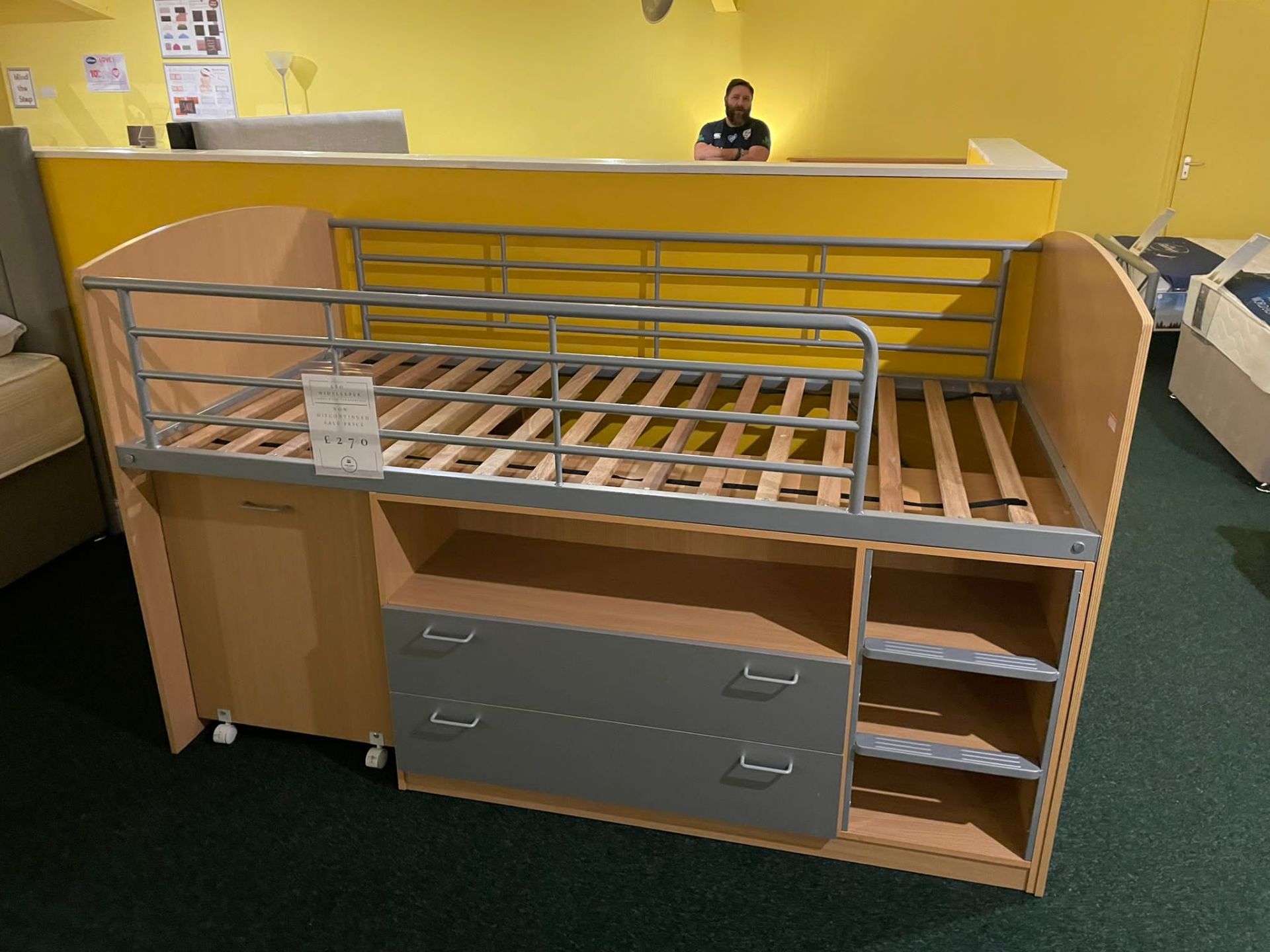 Single Leo Midslepper Cabin Bed