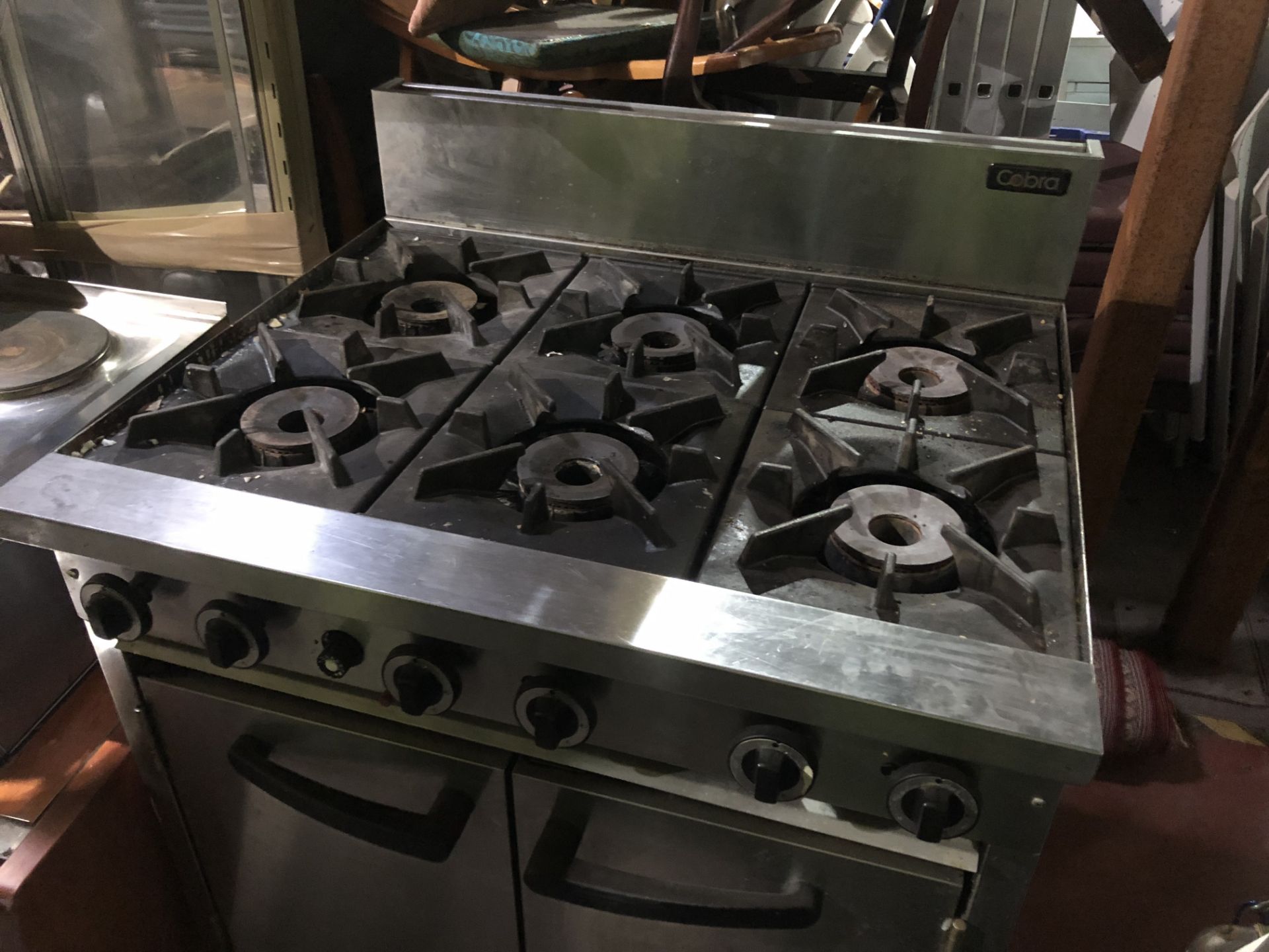 COMMERCIAL COOKER 6 BURNER - PROPANE GAS - Image 2 of 2