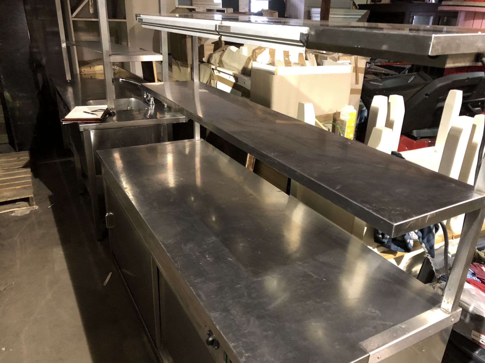 STAINLESS STEEL SERVING & PREP AREA - Image 2 of 3