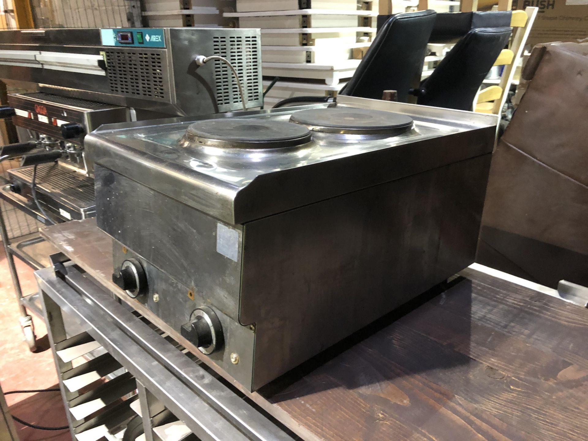 2 RING ELECTRIC HOT PLATE - Image 2 of 2