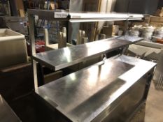 STAINLESS STEEL SERVING & PREP AREA